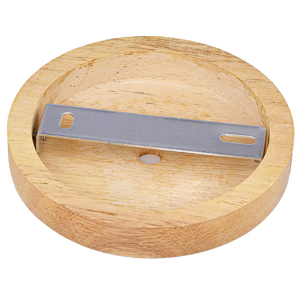 Arturesthome 4.7'' Wooden Ceiling Canopy Kit With Hardware,Handmade Natural Wood Ceiling Plate For Pendant Light Or Hanging Ligh