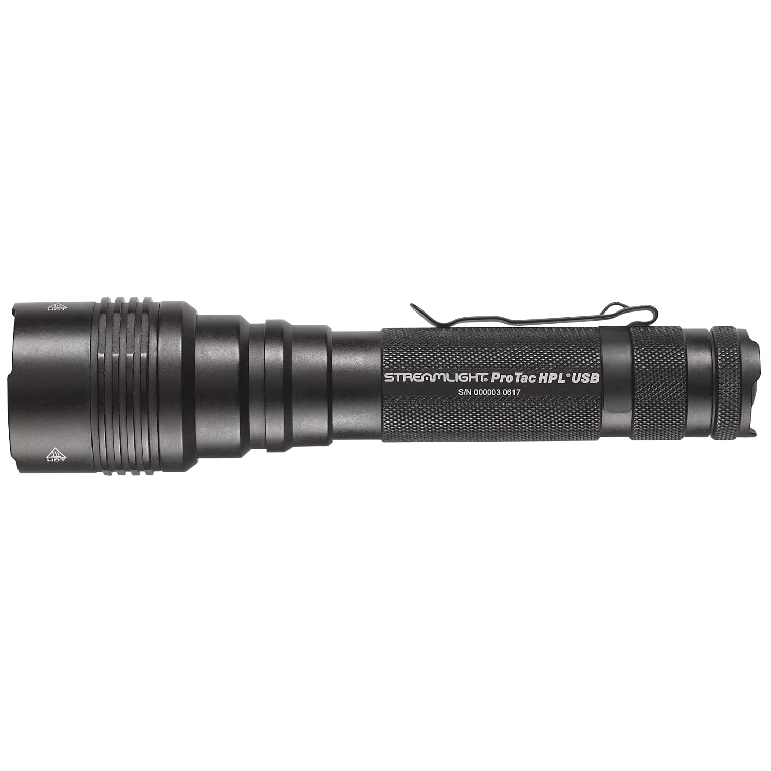 Streamlight 88077 Protac Hpl Usb 1000-Lumen Long-Range Usb Rechargeable Tactical Flashlight With Usb Cord And Holster, Black