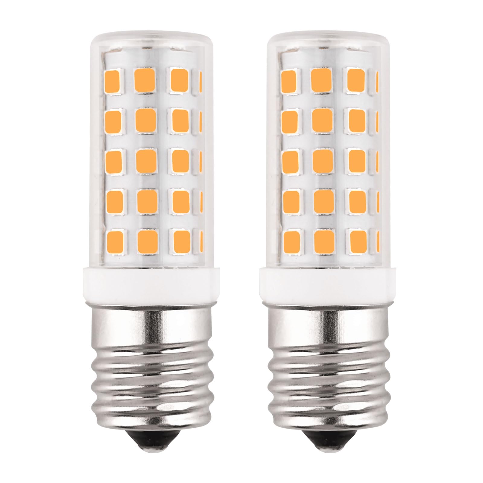LEDBEFINE E17 LED Light 125V 40W Microwave Bulb 8206232A Replacement  Long Life  450 LM 2700K Soft White  E17 Base for Home Applicance Under Hood Lighting  2-Pack