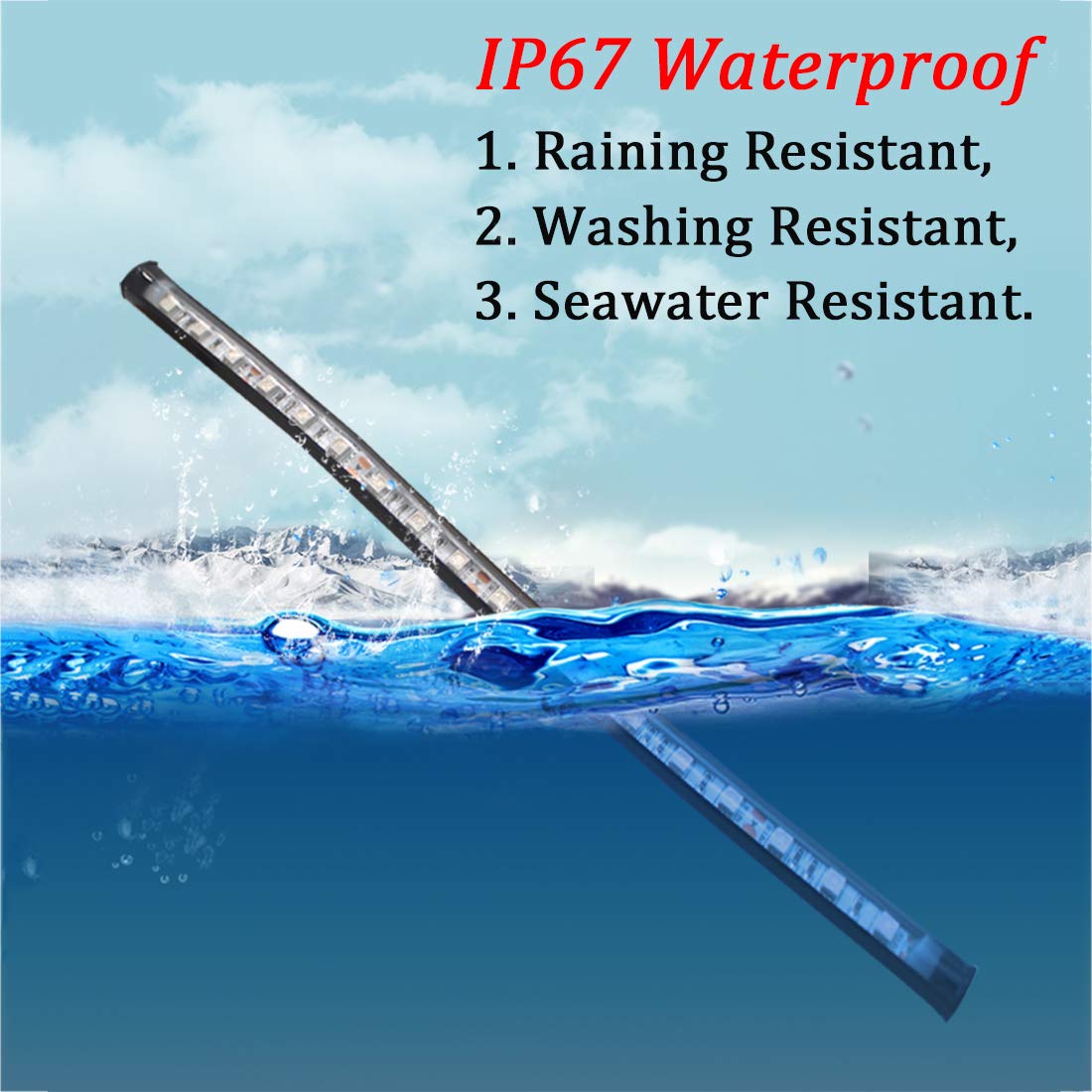 Boaton Marine Led Navigation Lights - Night Fishing, No Drilling Install, Courtesy & Interior Lights For Pontoon, Bass, Jon, Jet