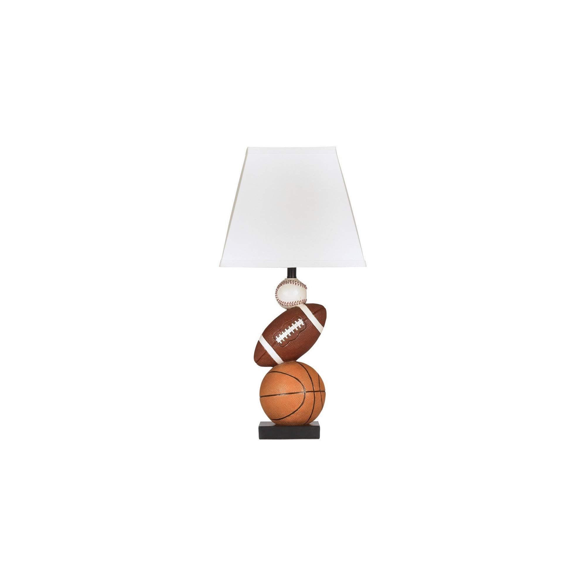 Benjara Bm230973 Sports Themed Polyresin Frame Table Lamp, Multi Color