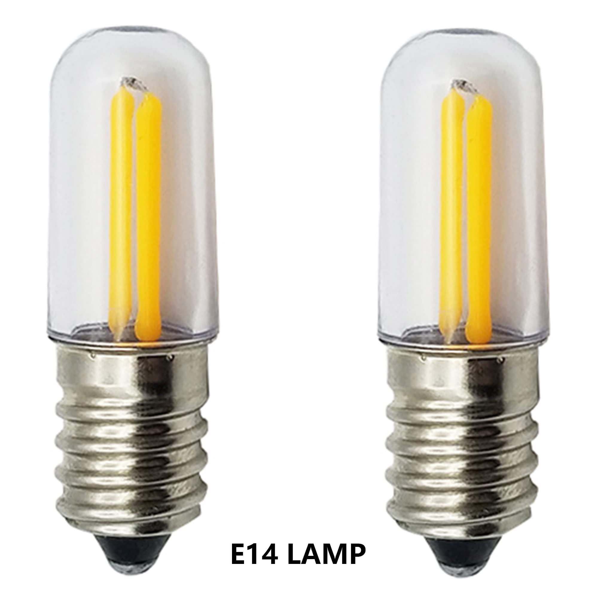 GutReise 5V USB to E14 Socket with 2 E14 LED Bulbs, Black, Plastic, Ideal for Table Lamp and Home Decoration