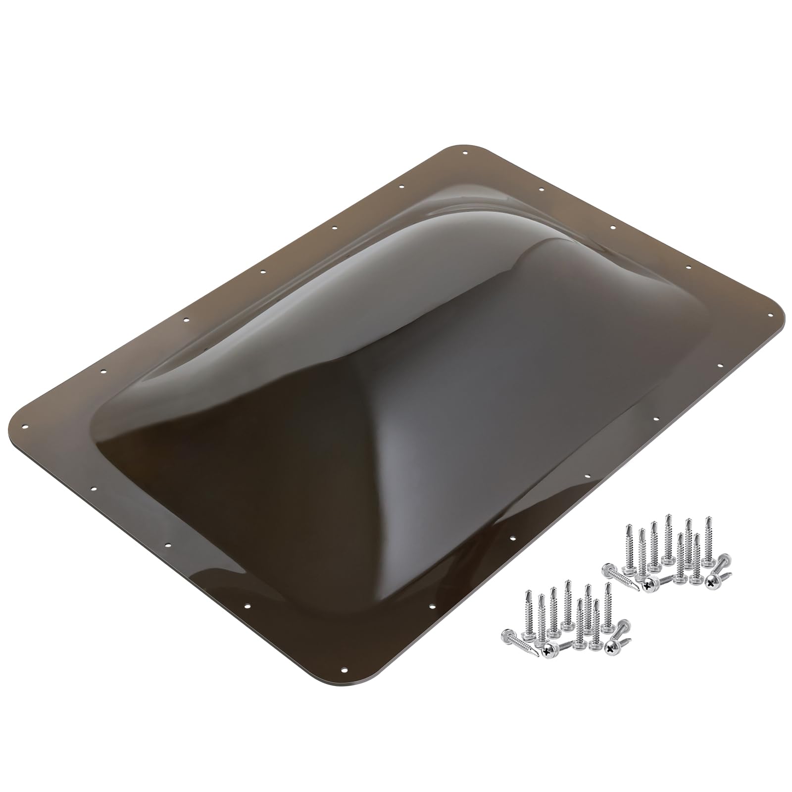 Xmk Rv Skylight Replacement Cover,18'' X 26'' Rv Skylight Outer Dome For Shower Camper Food Truck Motorhome Roof Fit 14'' X 22''