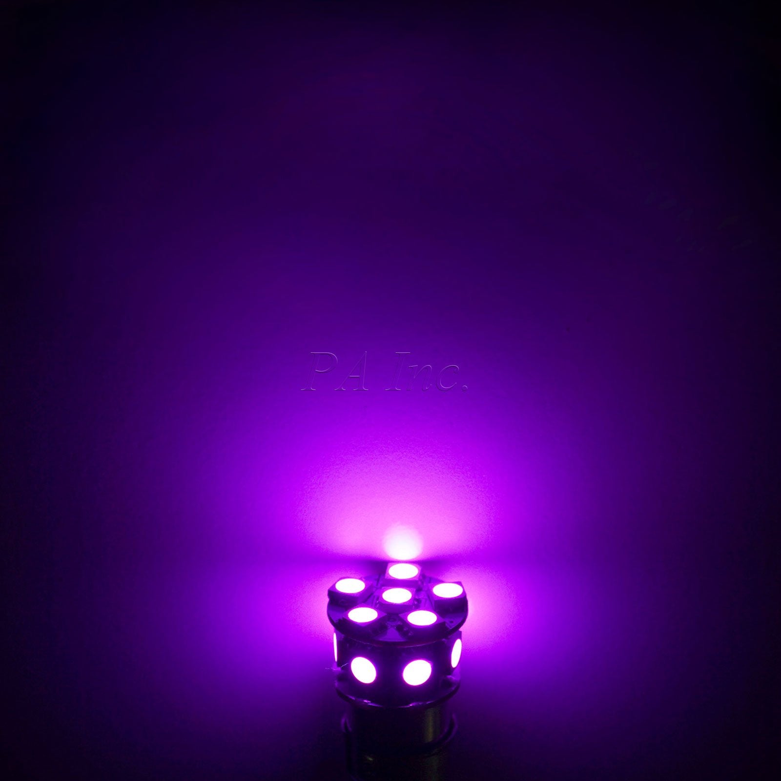PA LED 2PCS 1156 Ba15s Purple Auto LED Bulb 12V for Turn Signal, Side Marker, Stop, Back Up, Tail Light (1073 1003 1093 1129 114