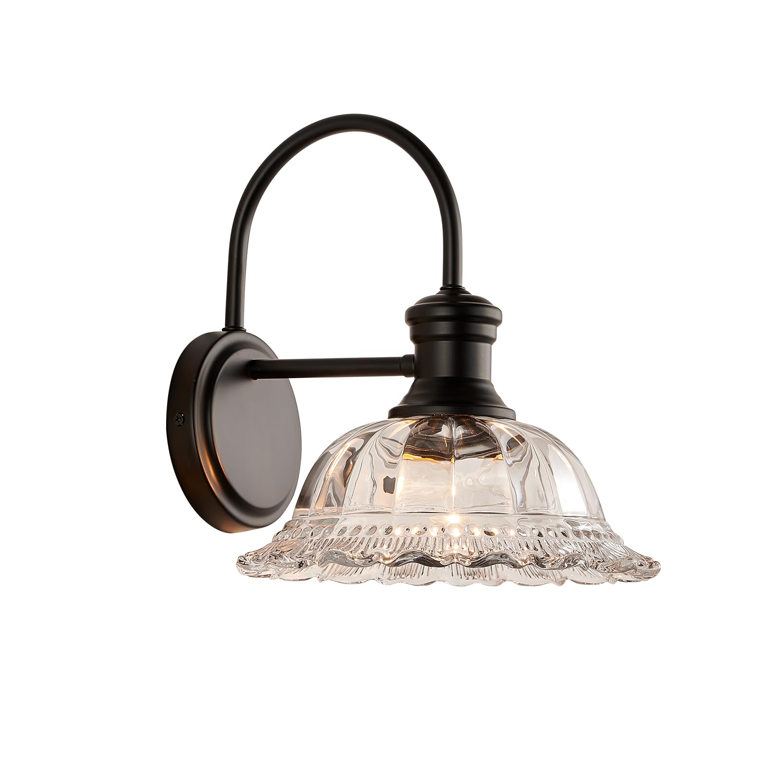 HDDFL Wall Scones Matte Black Wall Lighting Fixture Modern Indoor Lamp for Bedroom Living Room Door Header