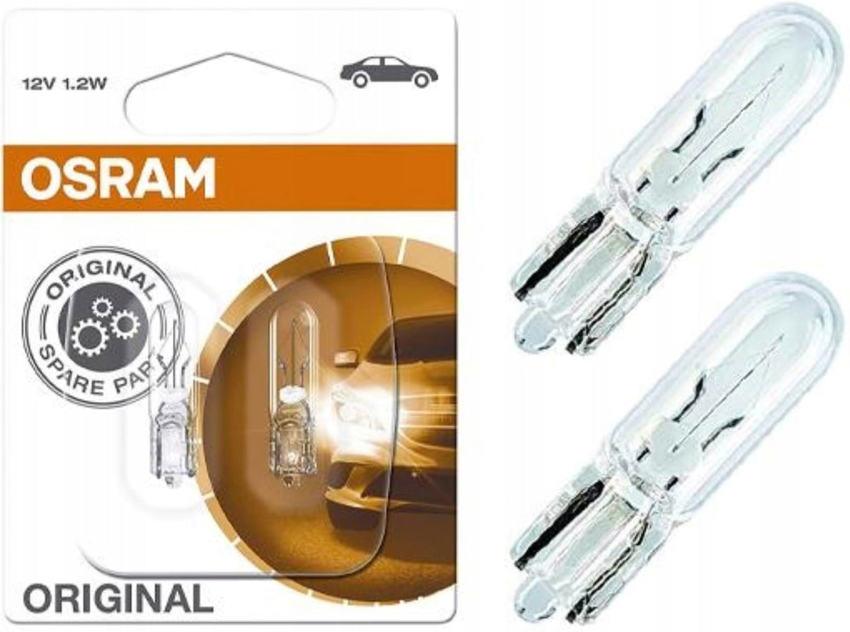 Osram Original 12V Halogen Halogen Auxiliary Lights 2721-02B In Double Blister, White