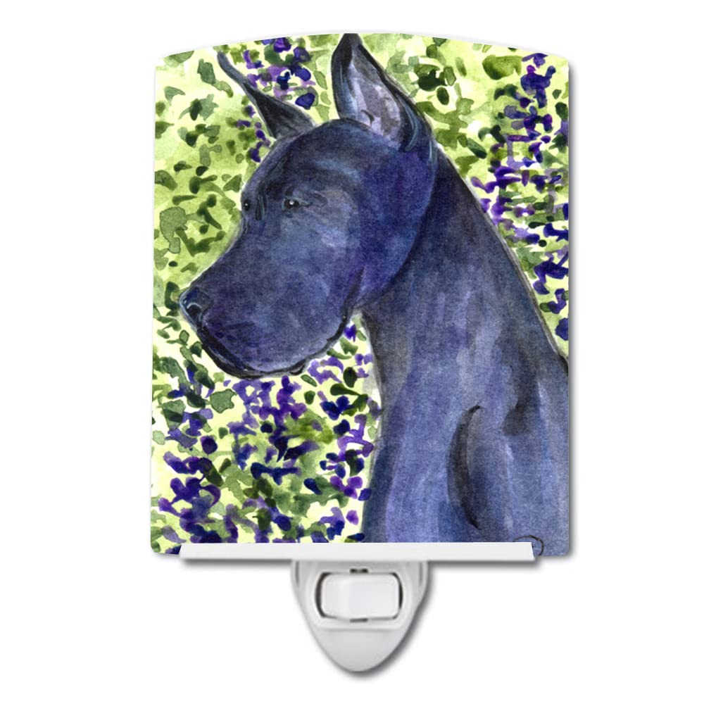 Carolines Treasures Great Dane Ceramic Night Light, UL-Certified, 6x4x3 inches, Multicolor, Model SS8745CNL