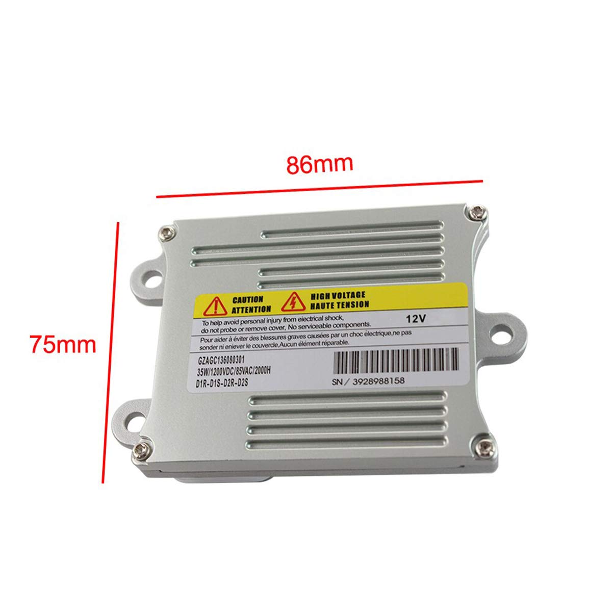 O-Nex Xenon D1S D1R 35W Hid Ballast 93235016 Factory Oem Direct Replacement Control Unit Module For Buick Land Rover 2008-2012 (