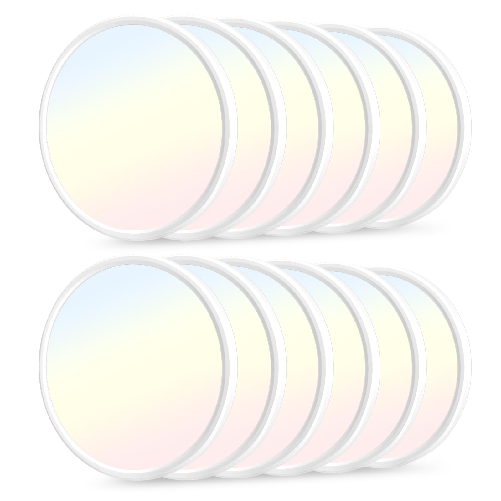 hunhun 12 Pack 3200lm LED Flush Mount Ceiling Light 28W 12 Inch 5CCT Adjustable Super Slim 0.87 inch led Ceiling Light Fixture R