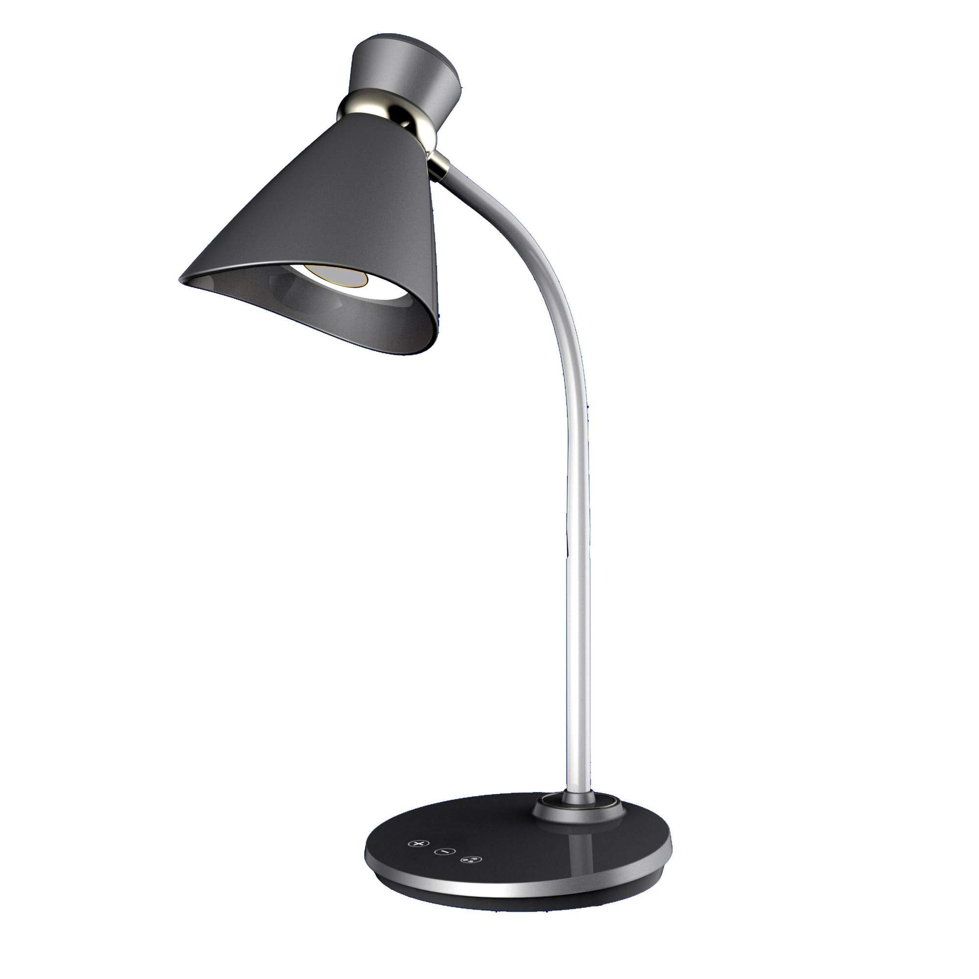 Dainolite Ltd 132LEDT-SV Transitional LED Table Lamp in Pewter, Nickle, Silver Finnish, 7.00 inches