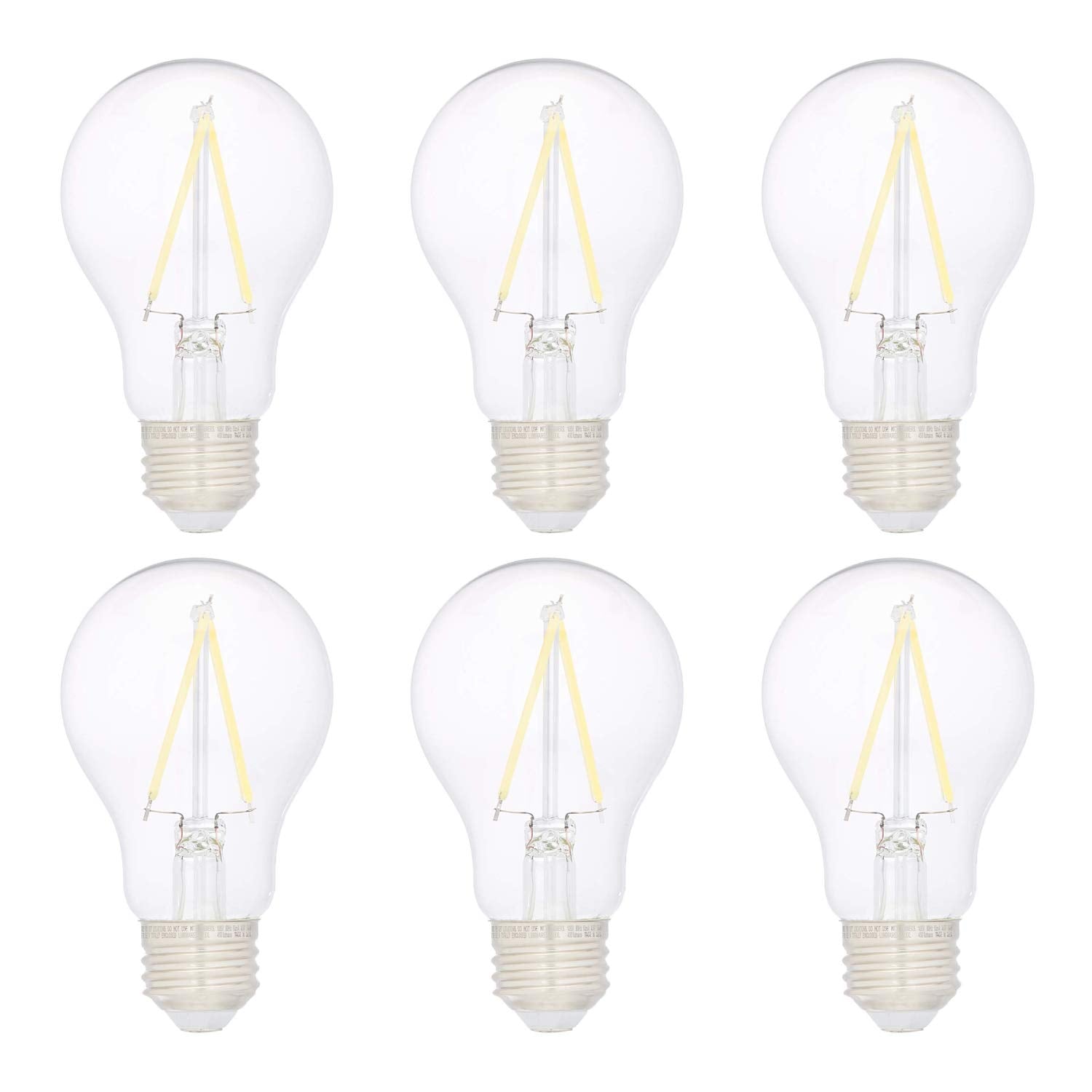 Amazon Basics A19 Led Light Bulbs 40 Watt Equivalent, Daylight White(5000K), Energy Efficient 3.5W, Non-Dimmable, 10,000 Hour Li