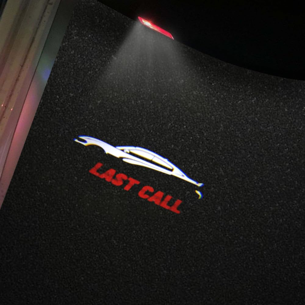 Uuakarin 2 Pcs Last Call Car Door Logo Lights Compatible For Charger 2010-Present Courtesy Led Ghost Shadow Light Projector Lamp