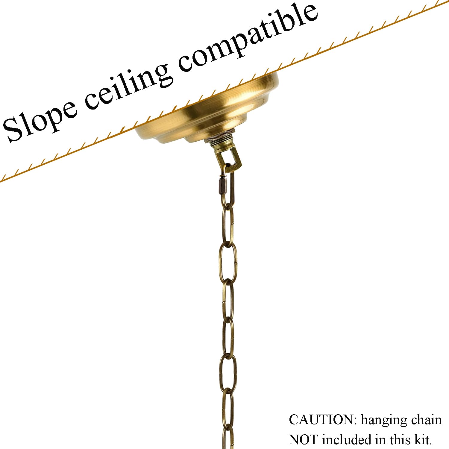 MAYOMAJO 6 Inch Light Canopy Kit, Heavy Duty Replacement Cover Plate, Bronze, Model X-BZ-6, Mounting Hardware for Chandelier, Pendant Light