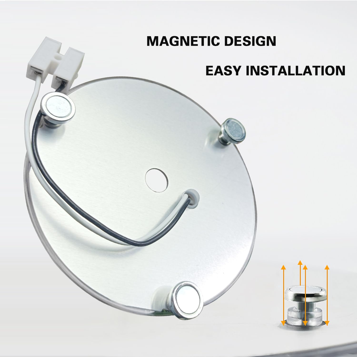 Xixix 3.93'' Ceiling Fan Led Light Retrofit Kit 120V 18W, Led Light Kit For Ceiling Fan,Ceiling Light Led Replacement Panel Pcb,