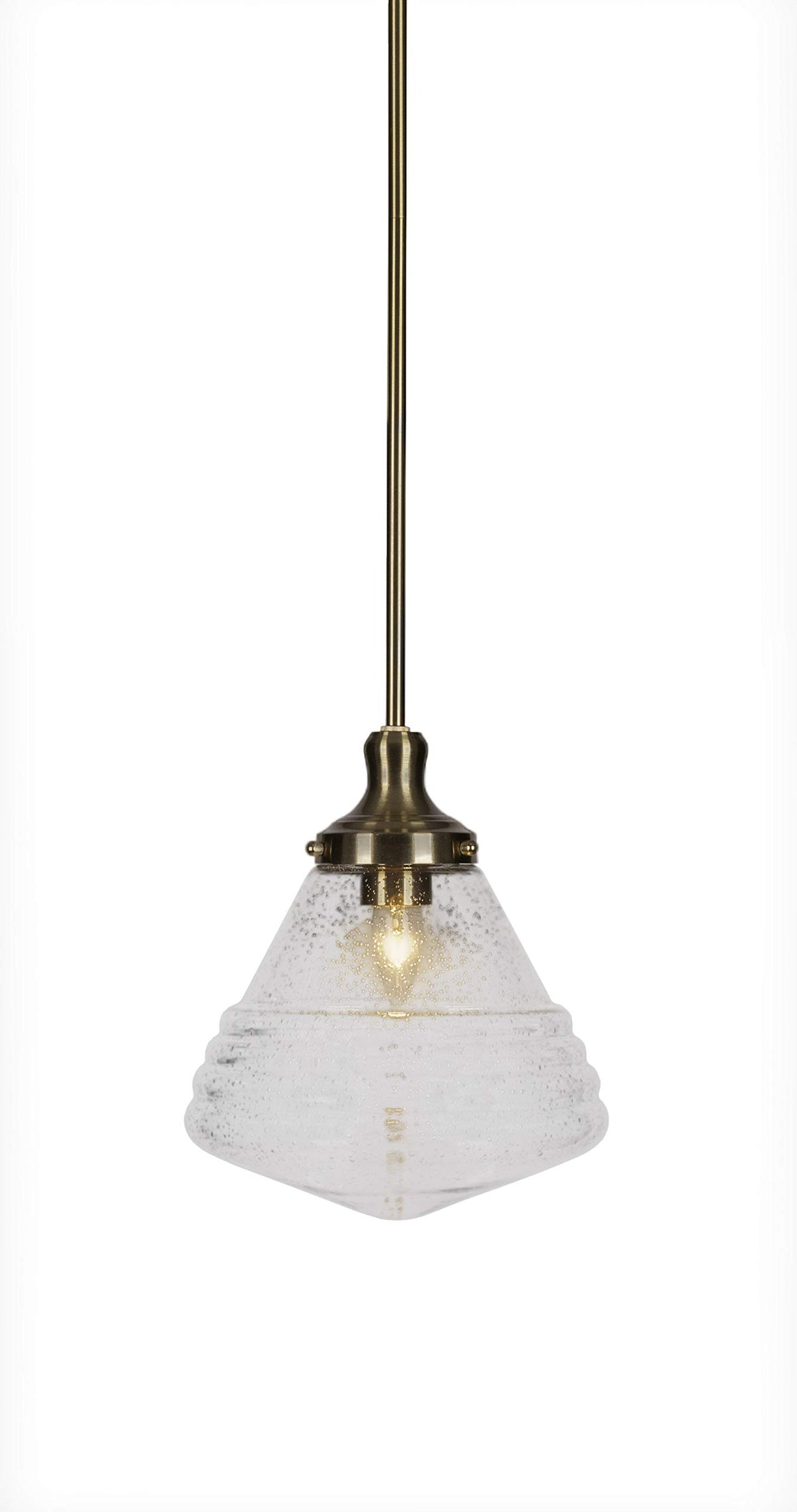 Juno 1 Light Pendant in New Age Brass (79-NAB-4710)