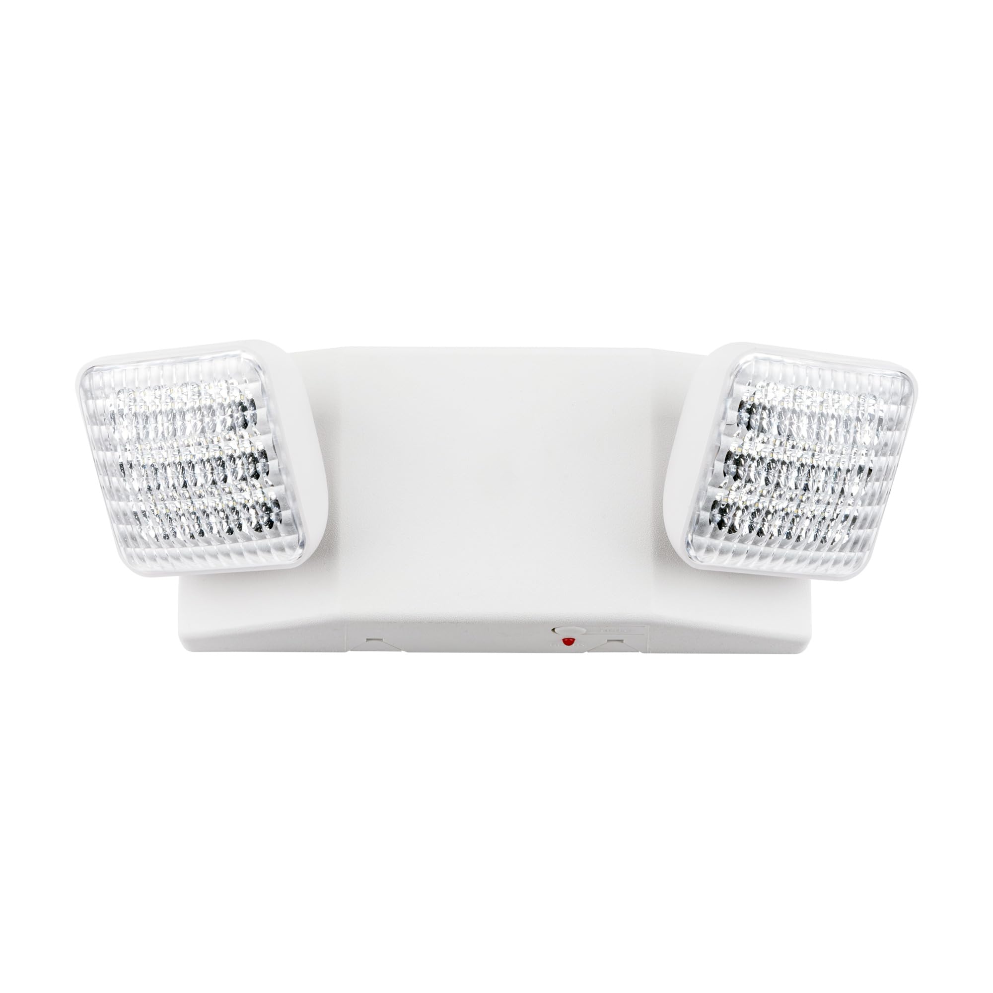 LIT-PaTH LED Emergency Lighting Fixtures with 2 LED Heads and Back Up Batteries- US Standard Exit Light, UL 924 and CEC Qualifie