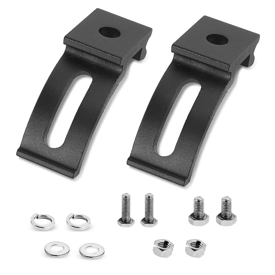LEDOPPO LED Light Bar Mounting Bracket - Mounting Brackets Universal Adjustable Slide Mounted Base for Work Light Bar LED Pod (P