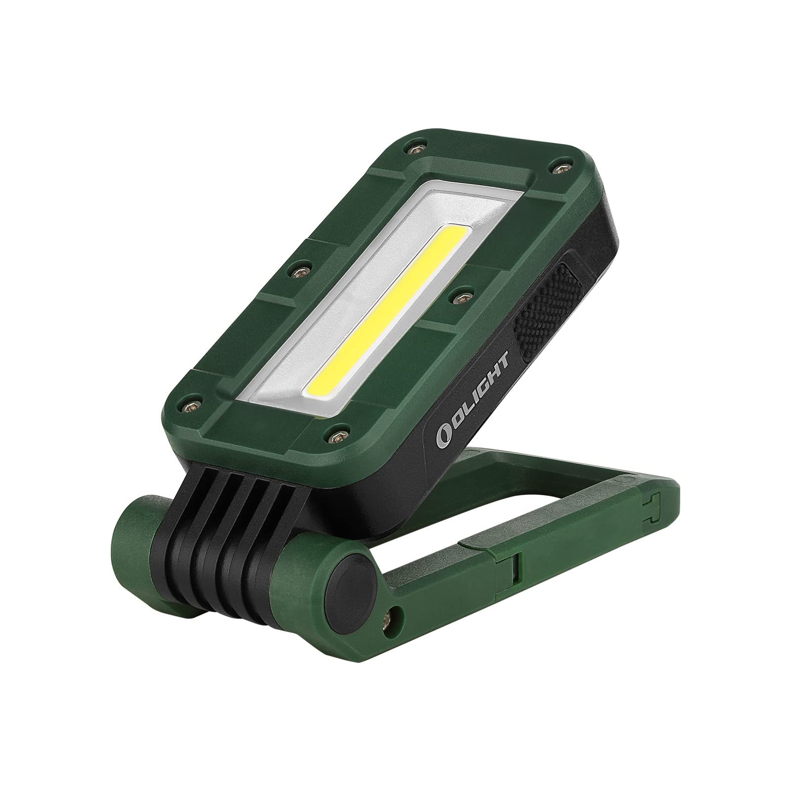 OLIGHT Swivel Work Light, 400 Lumens, Rechargeable, Magnetic Base, 5 Light Modes, Moss Green, Model O-Swivel-MG#US-FBA