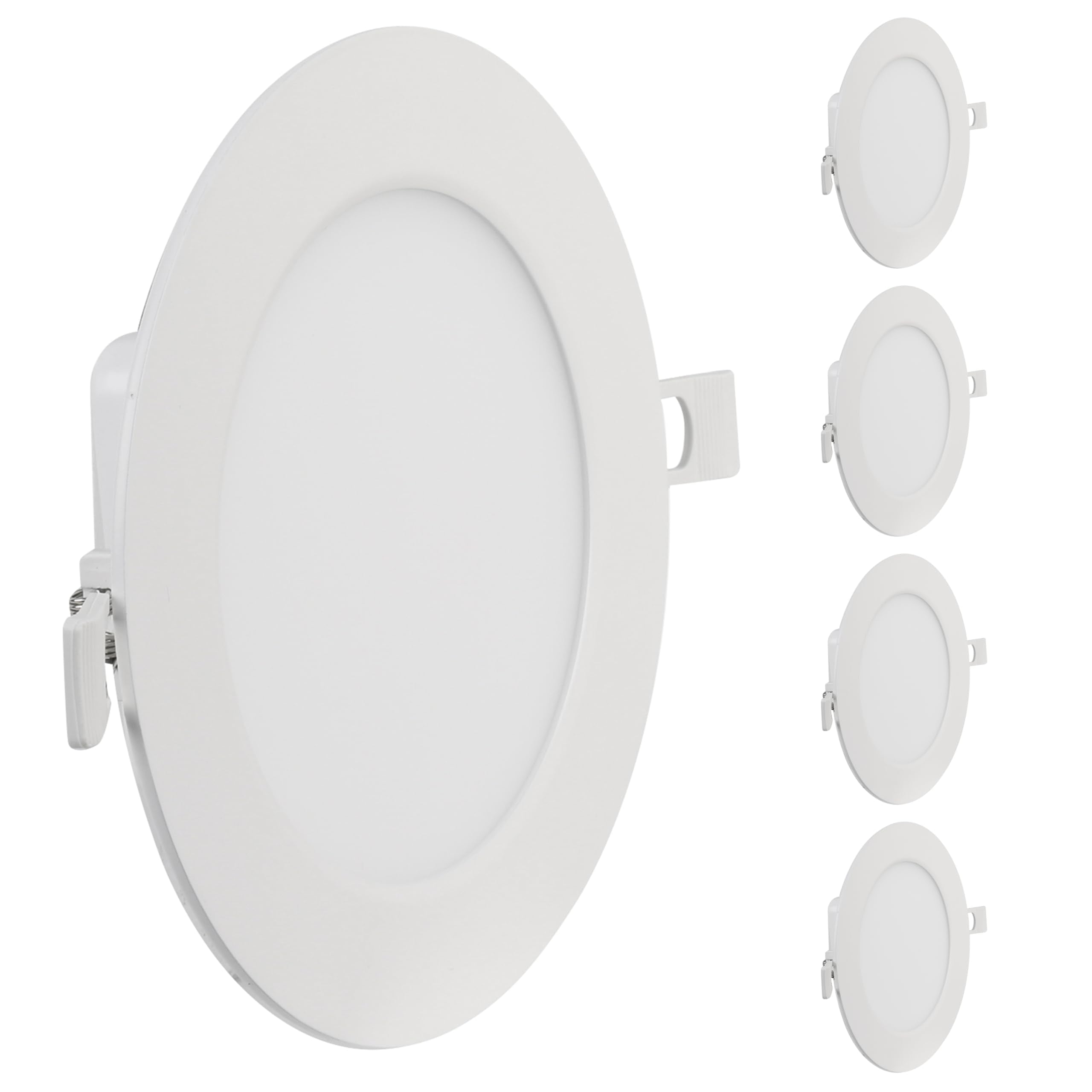 Feit Electric 5-6'' LED Canless Recessed Downlight with Integrated J-Box, 75W Equivalent, Dimmable, 3000K Bright White, 90 CRI, 