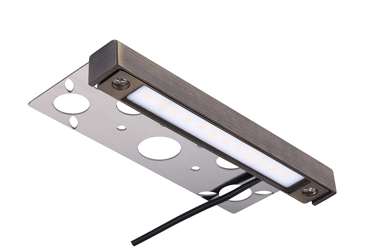 Arrownine Replaceable Hardscape Lighting Low Voltage 9-17V AC/DC,Brass Materials Heat Dissipation Warm White for Retaining Wall 