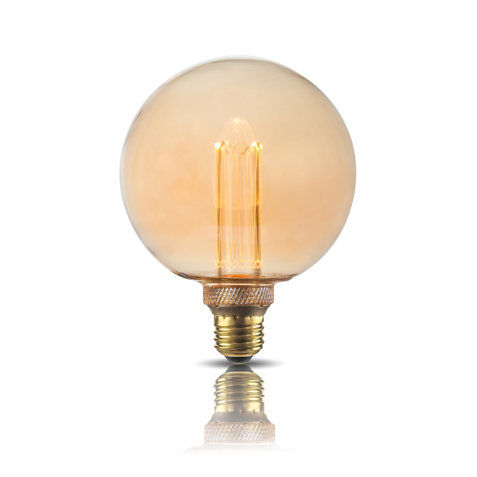 Harwez Globe Decorative Light Bulbs Warm, Oversized Vintage Edison Dimmable Led Bulb, 3.5W Low Lumen Eye-Caring Soft Dim Lightin