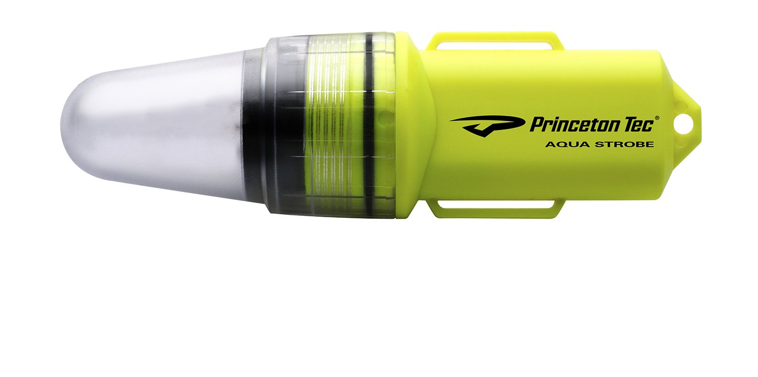 Princeton Tec Aqua Strobe Led Light - Neon Yellow, One Size, Durable Plastic, Model As-Led-Ny
