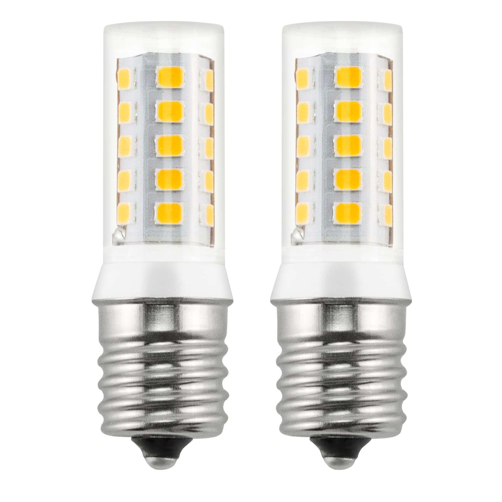 Pandeels 5304517886 Keid28A Kel2811 Refrigerator Bulb, Keid28M E17 3W Led Freezer Light Bulbs Replaces Kei D28A, Kei D28M, Kel 2
