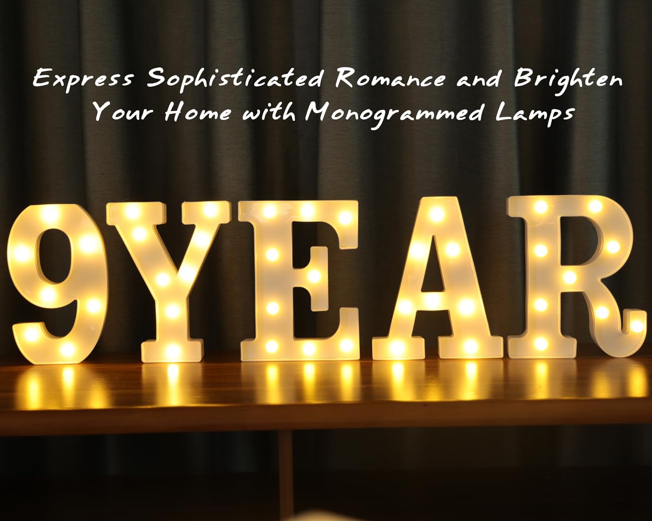 Ifdgctk Light Up Numbers  Led Letters Lights 10 Number  Decorative Lighted Letters  Battery Powered Led Light Up Number For Party  Bar  Night Light  Home Decor(Number 9)