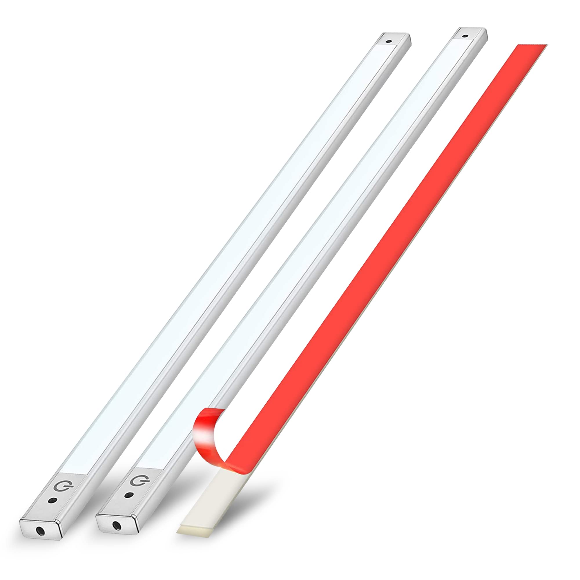 phonar 24 inch Under Cabinet Lighting, LED 4000K Cold Light, Pack of 2, Hardwire or Plug-in Installation, Model SL-1601-24-4000-2