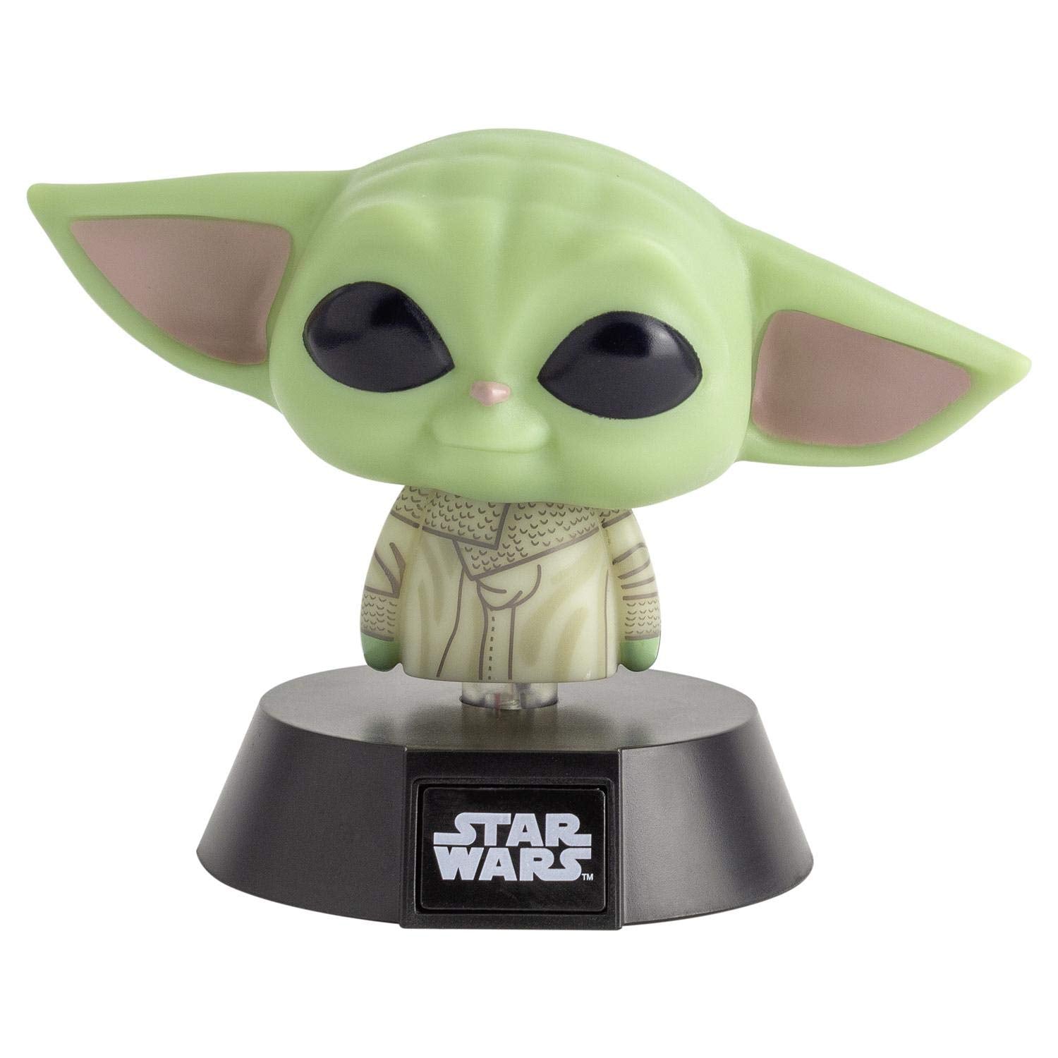 Paladone Grogu Light | Official Mandalorian Merchandise | 100% Keramik Akazie | Green/Beige/Black | Model PP7359MAN