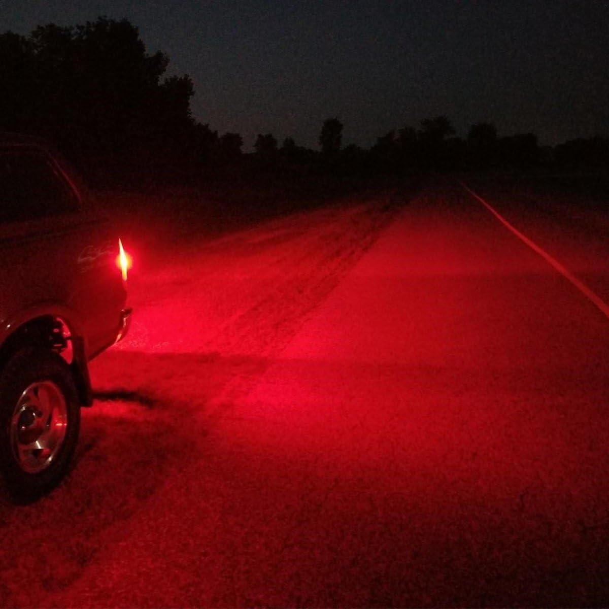 Alla Lighting 3156 3157 Red LED Bulbs - Super Bright Brake Tail Turn Signal Lights, Model Alla-2835-3157-39R-Red