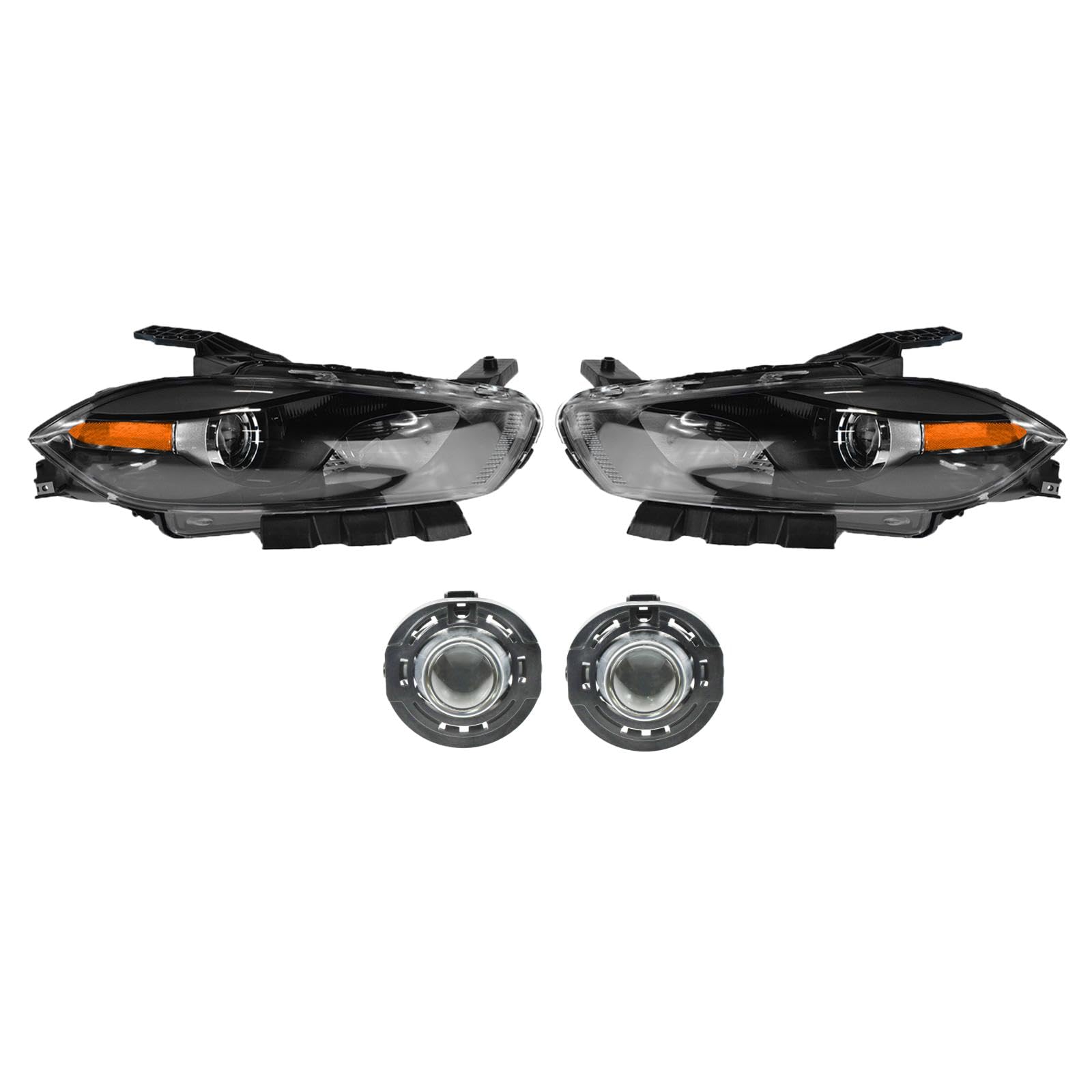 Trq Lighting Kit Ch2518145 Ch2519145 Ch2594105 Compatible With 2013-2016 Dodge Dart