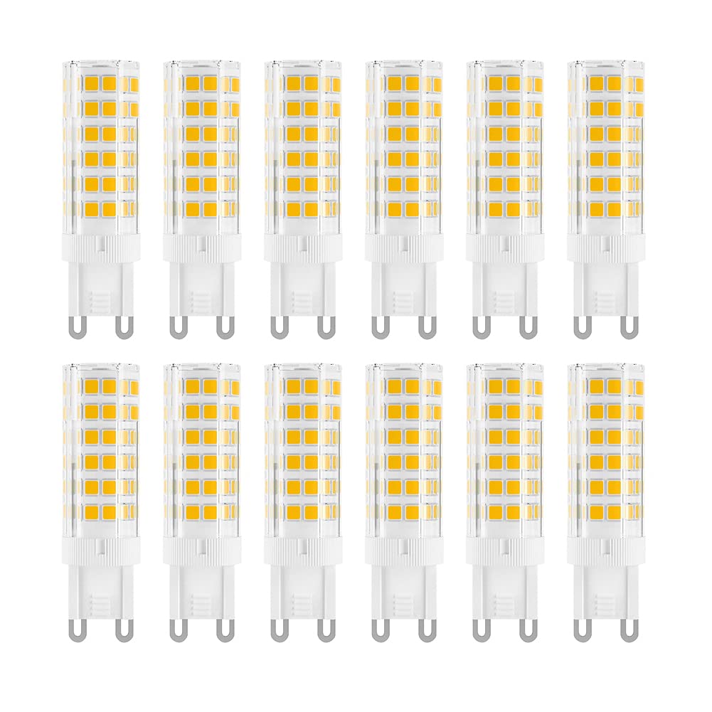 Yosenmi G9 Led Bulb 7W, 60W G9 Halogen Bulb Equivalent, 650Lm, Ac 100V-240V, Daylight White 6000K, Non-Dimmable G9 Bulbs For Hom