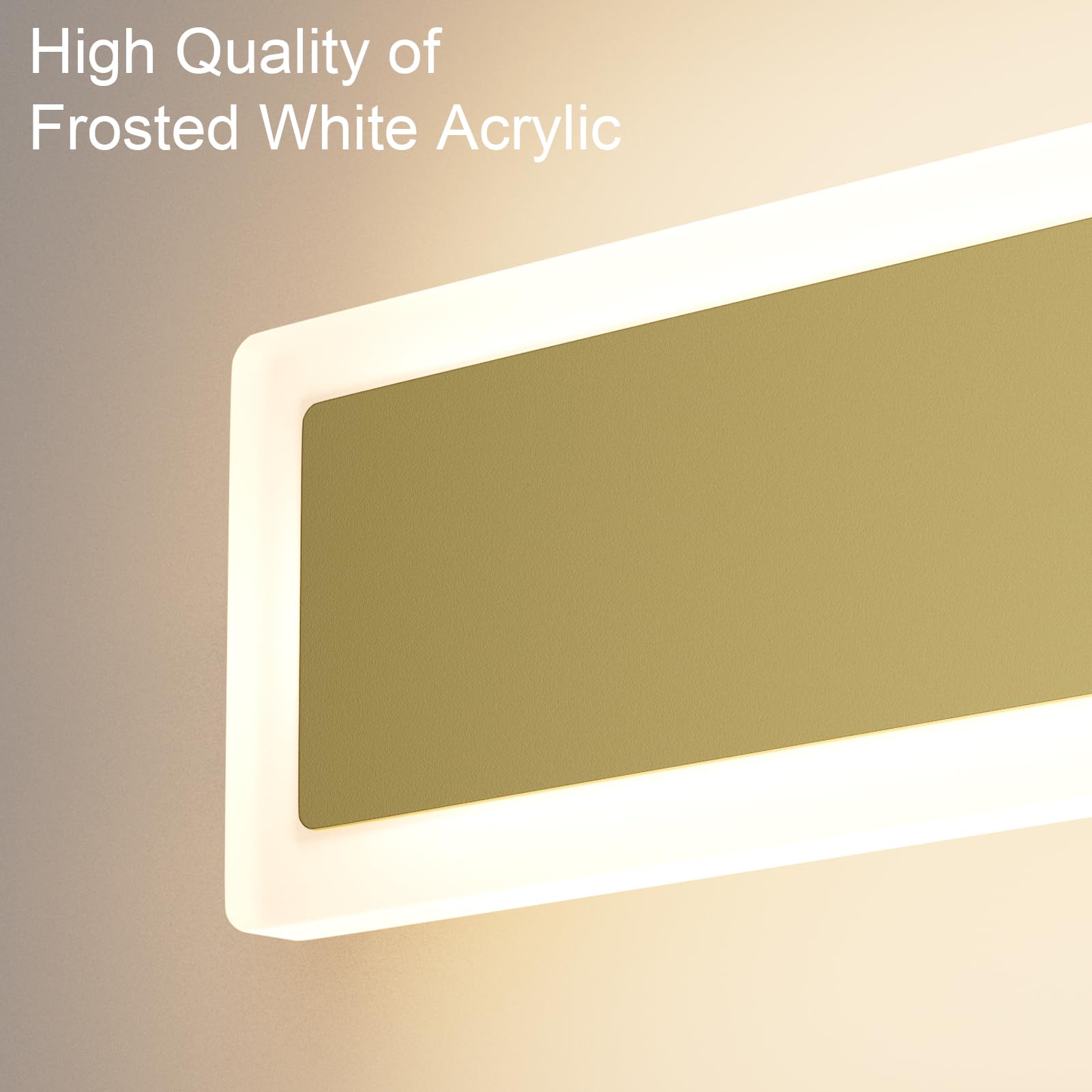 Aipsun Outdoor Wall Light Fixture, 59inch Modern Gold Sconce, enhanced Acrylic, Model bc0253bd-929b-486b-a05e-28b33ca2ccdd