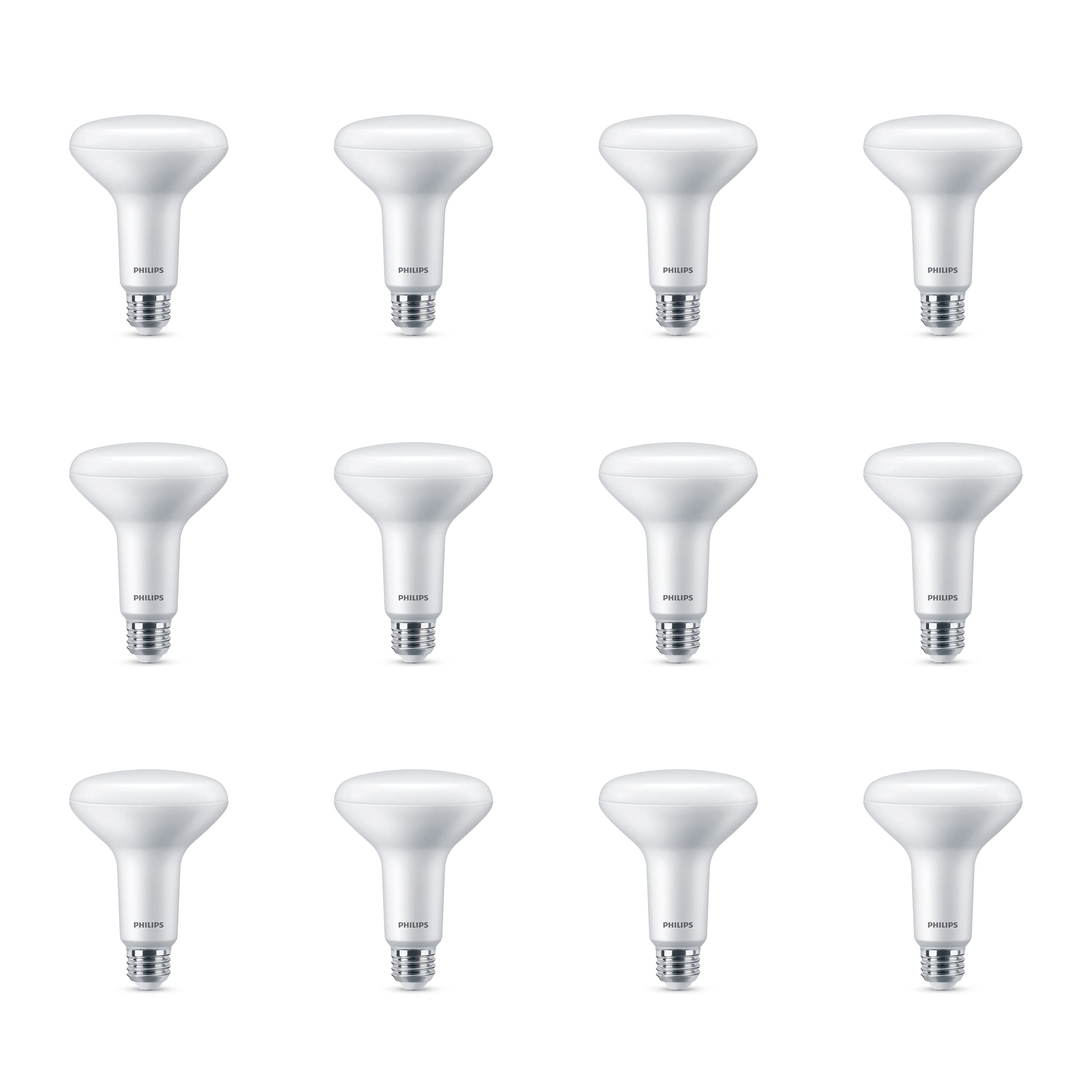 Philips LED BR30 Light Bulb - Frosted Dimmable - 650 Lumen - Soft White (2700K) - 7.2W=65W - E26 Base -