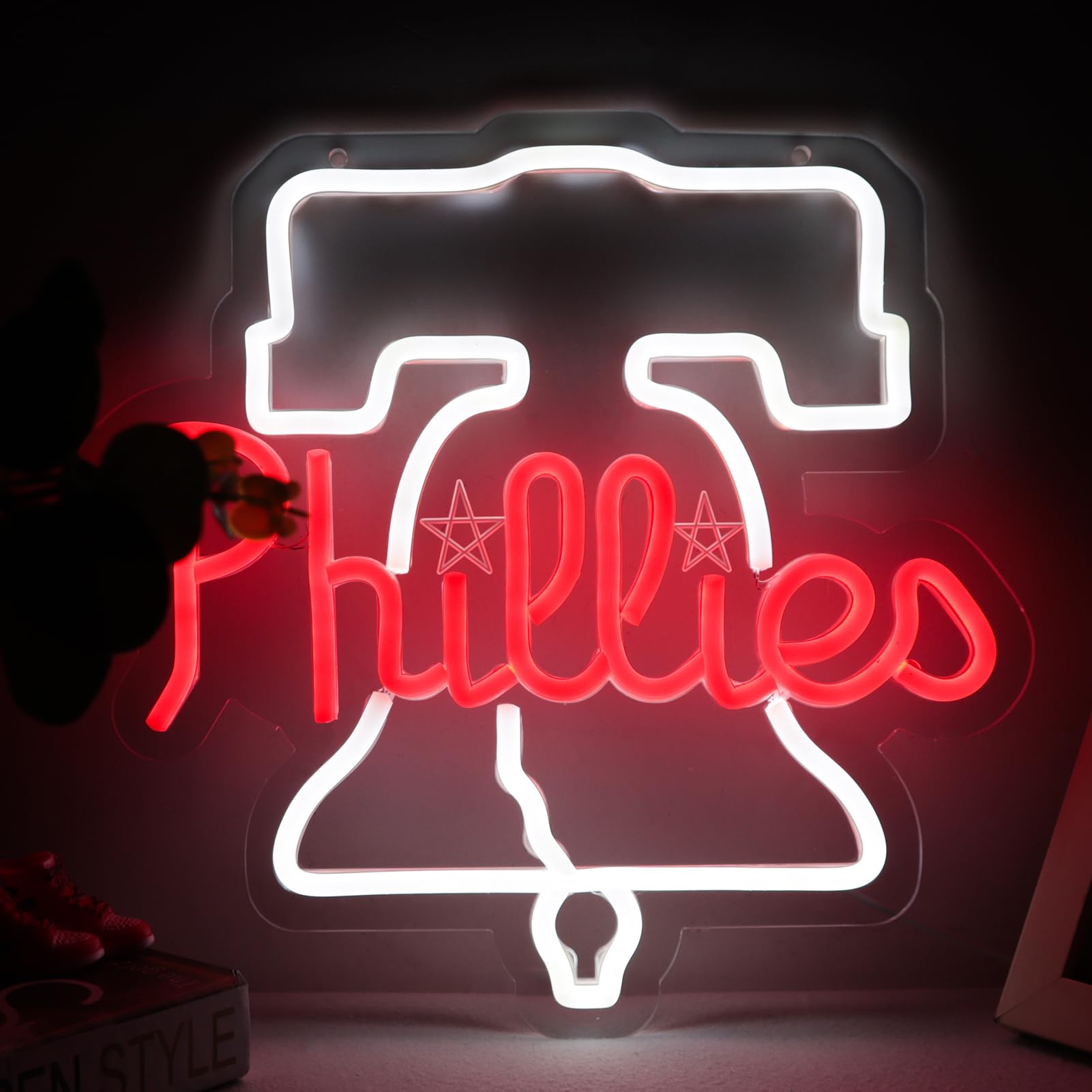 Pugna Baseball Merch Neon Signs for Wall Decor Sports Neon Lights for Bedroom Led Business Signs Suitable for Man Cave Bar Pub R