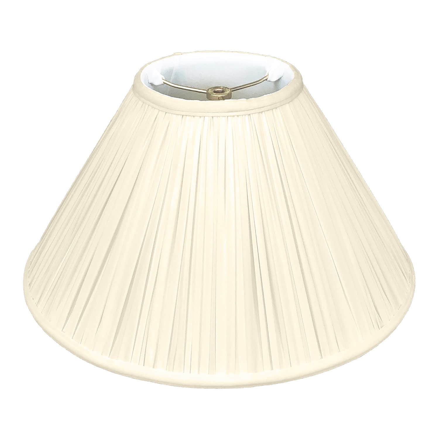 Royal Designs Coolie Empire Gather Pleat Lamp Shade, Beige, 5 x 14 x 9.5