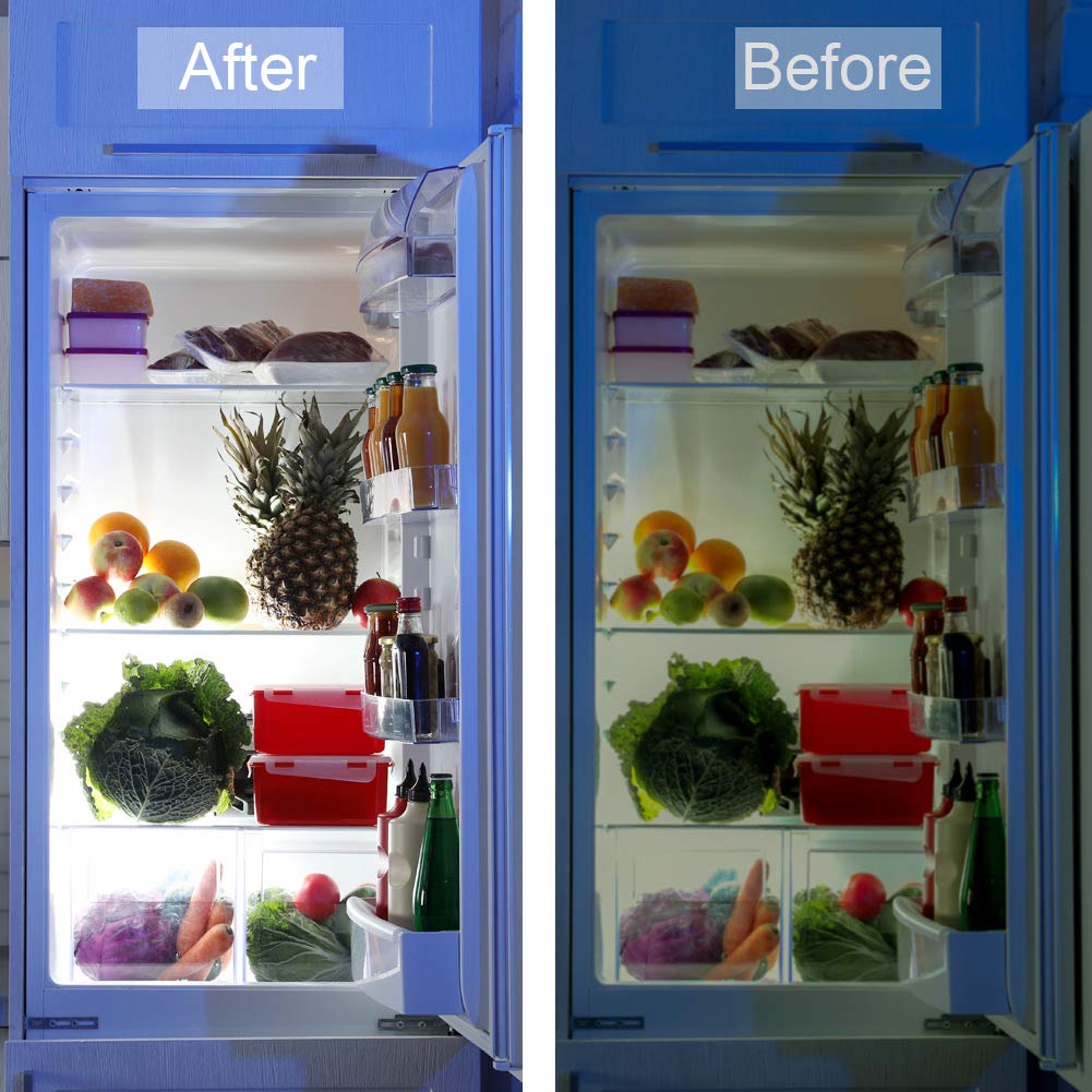 Vgogfly Led Refrigerator Light Bulb 40W Equivalent 120V A15 Fridge Waterproof Bulbs 5 W Daylight White 5000K E26 Medium Base Fre