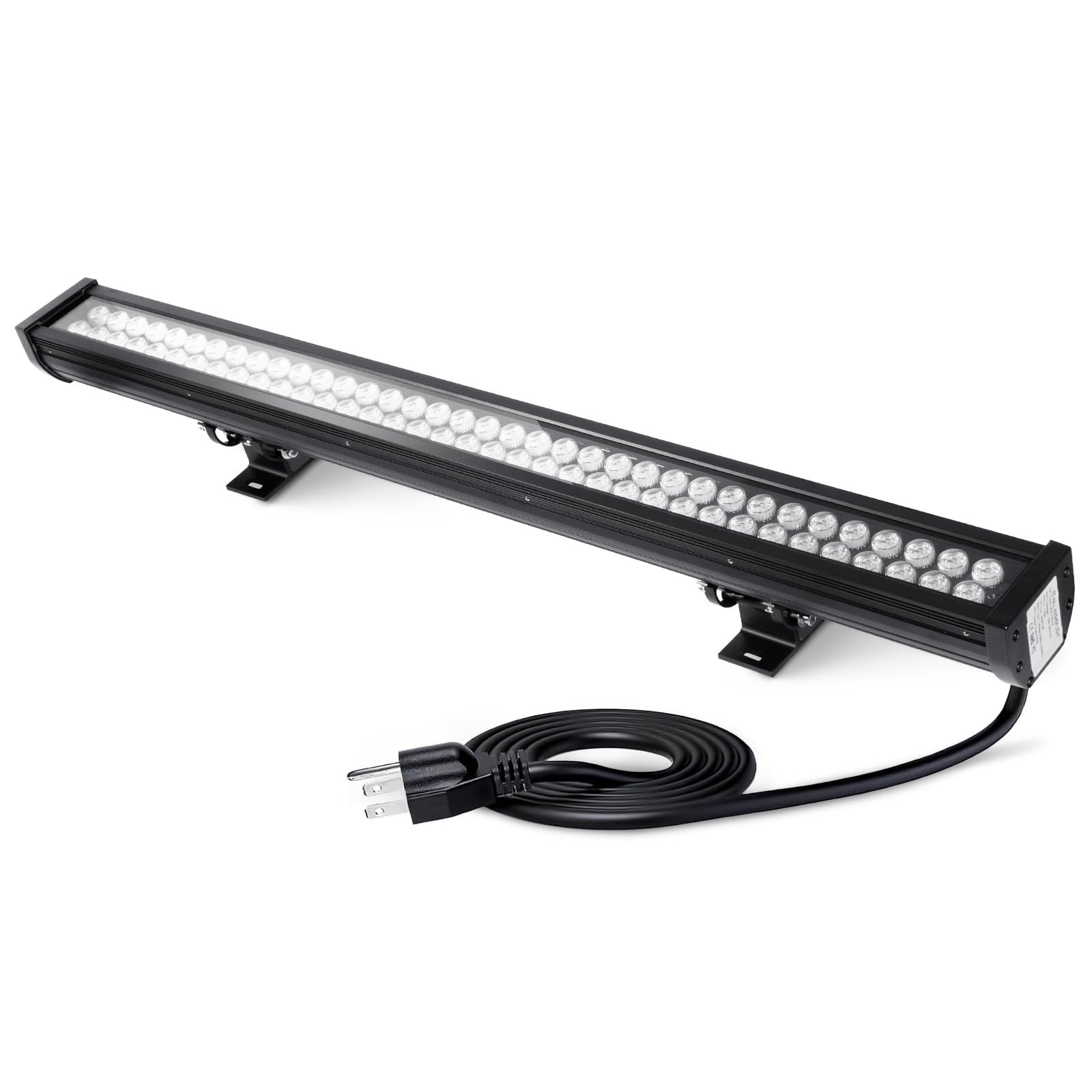 72W Outdoor Wall Washer Light Bars 7920LM Super Bright 6000K Daylight White LED Wall Washer Light IP67 Waterproof 120V Plug in Outdoor LED Lights Bars for Landscape Yard Building Lighting(40 Inch)