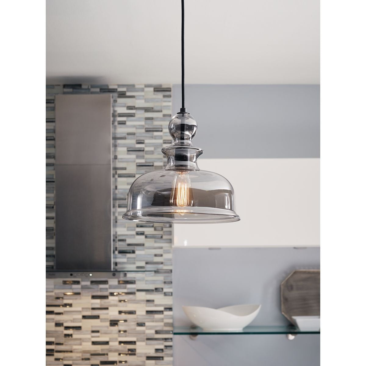 Progress Lighting Staunton Pendant Light, Alloy Steel, Black, Model P5332-143