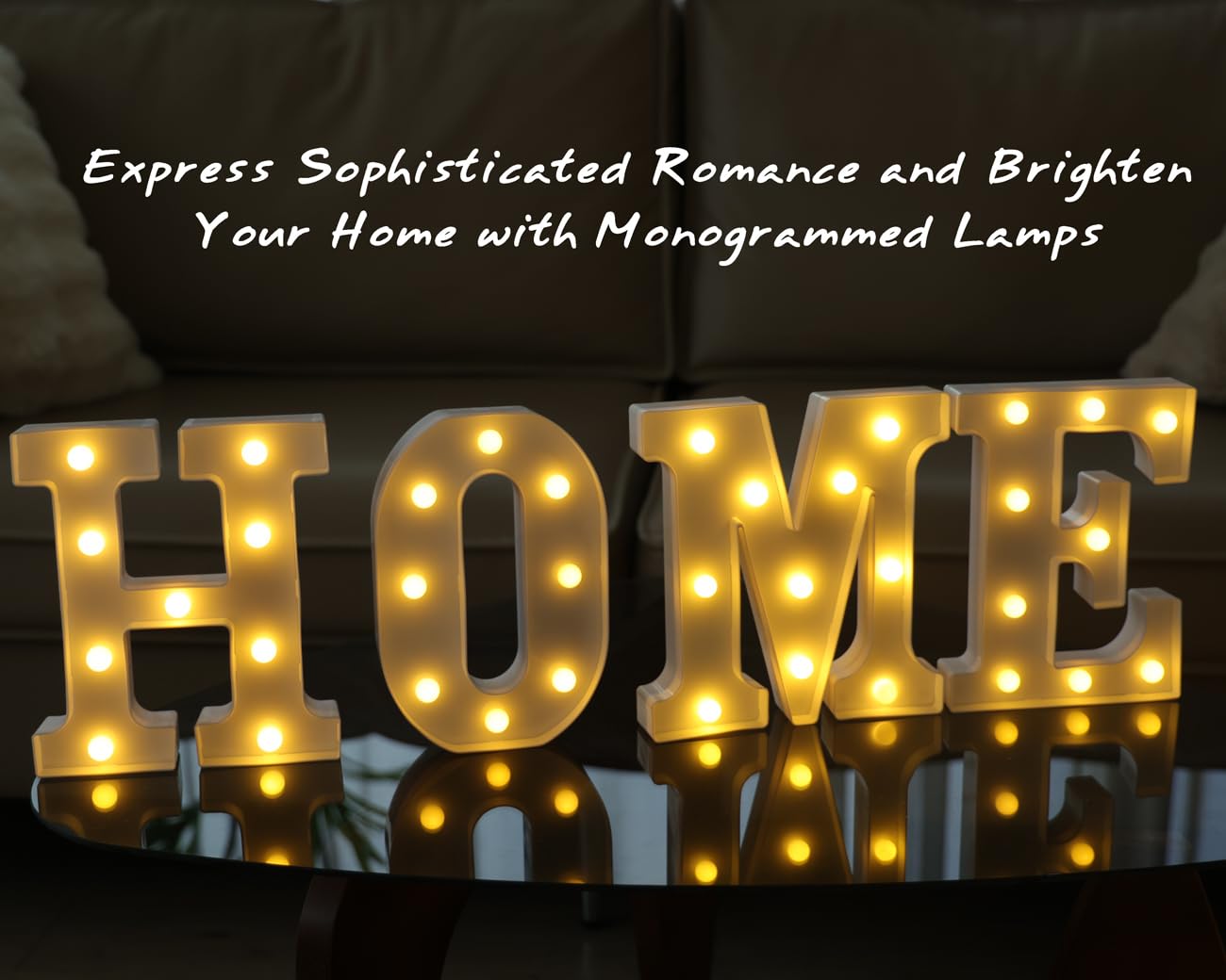 IFDGCTK LED Light Up Letters, Decorative Alphabet Marquee, Battery Powered, Warm Light, Plastic, E Variant