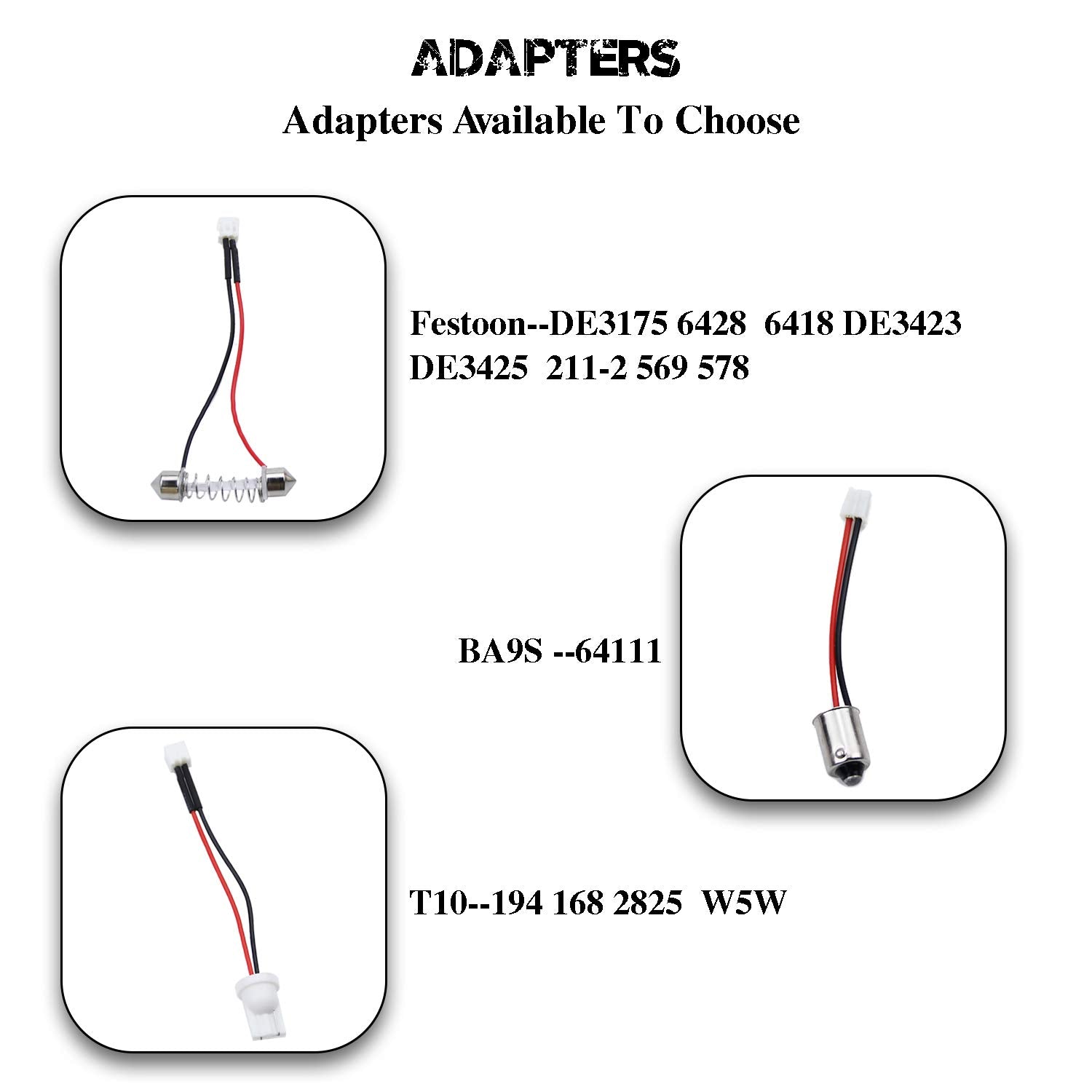 Livtee Led Interior Car Lights Accessories With 194 168 T10 / De3175 / Ba9S / 6418/211-2 578 Festoon Replacement Lighting For Cars Trucks Camper, Led Interior Lights Map Trunk Dome Lights, Red