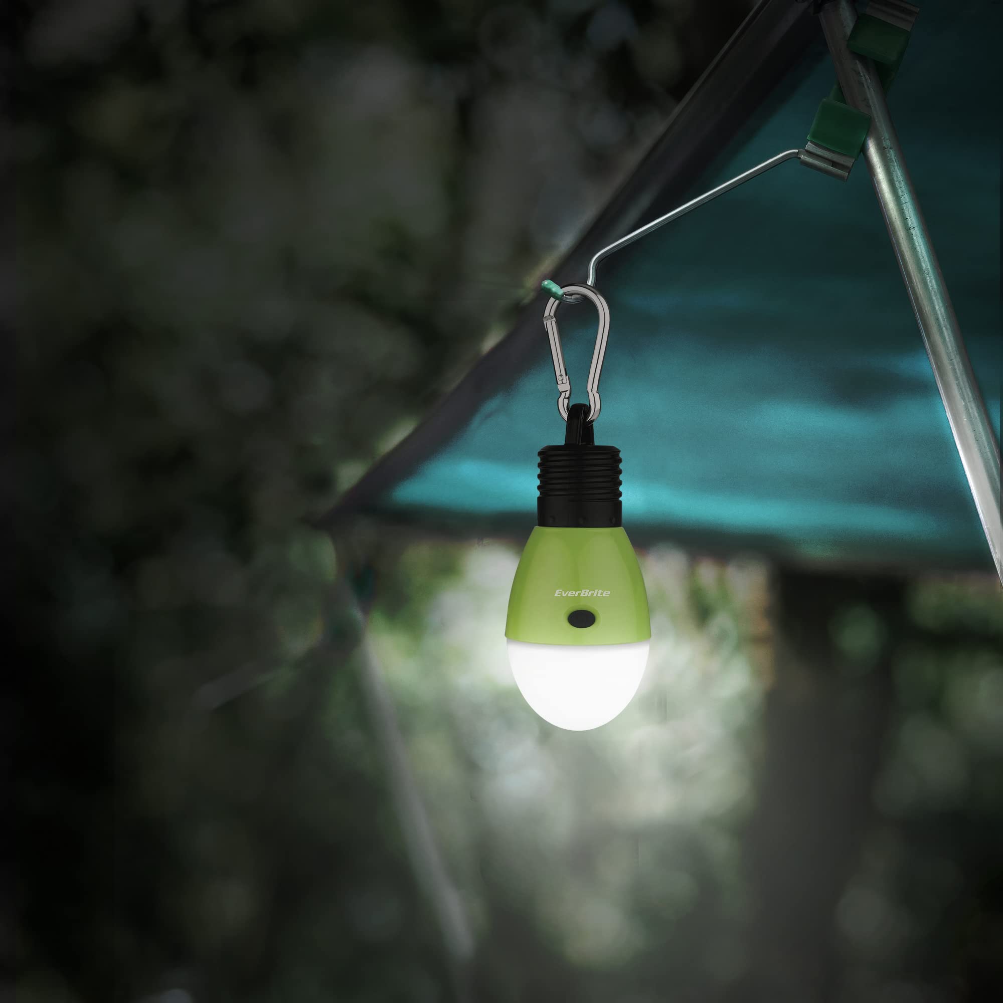 Everbrite Rechargeable Camping Light, Portable Tent Lantern, 3 Lighting Modes, Hanging Tent Light Bulbs With Clip Hook For Hikin