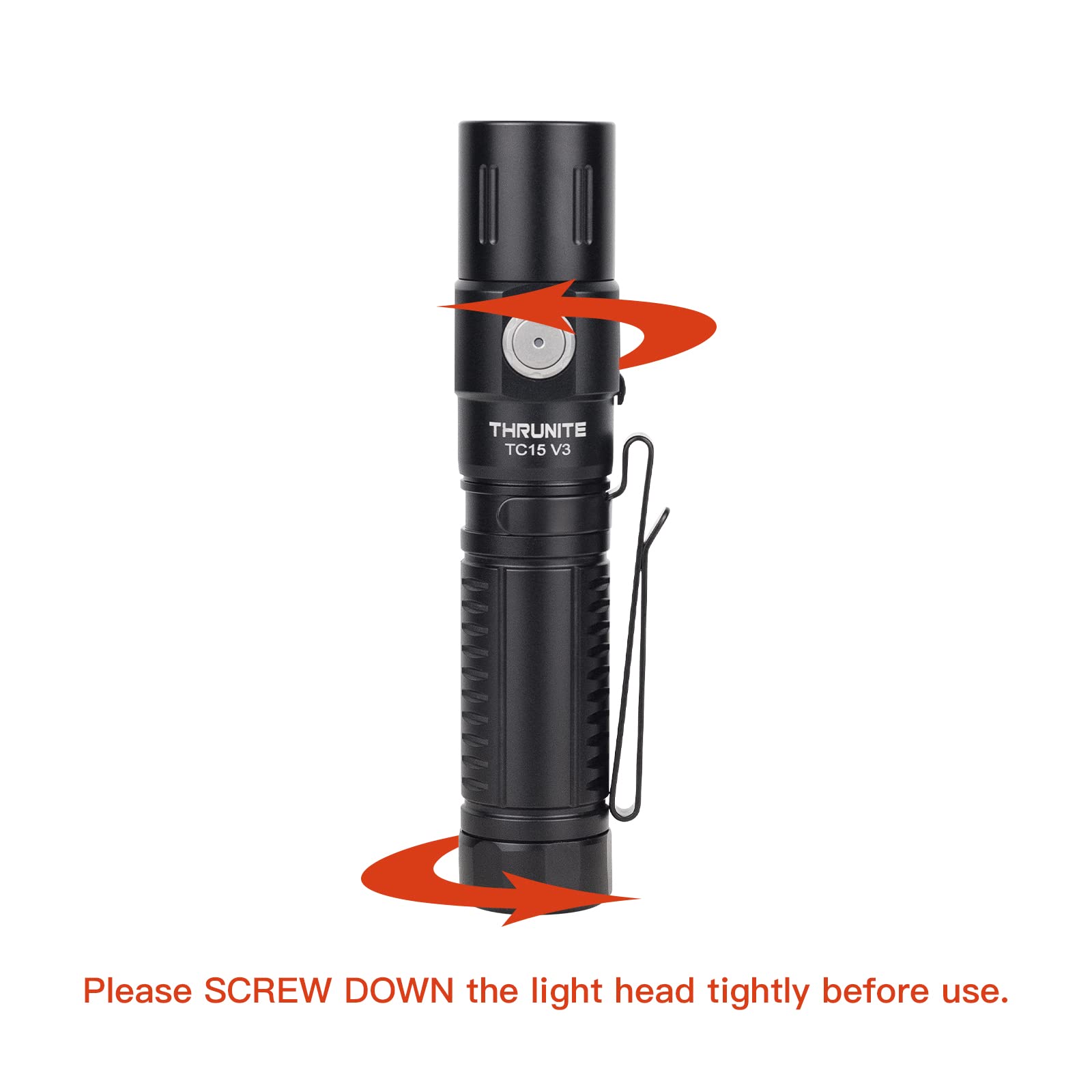 Thrunite Tc15 V3 2403 High Lumen Flashlight, Usb C Rechargeable Led Handheld Flashlights, Ultra-Bright Xhp 35.2 Led, Indoor/Outd