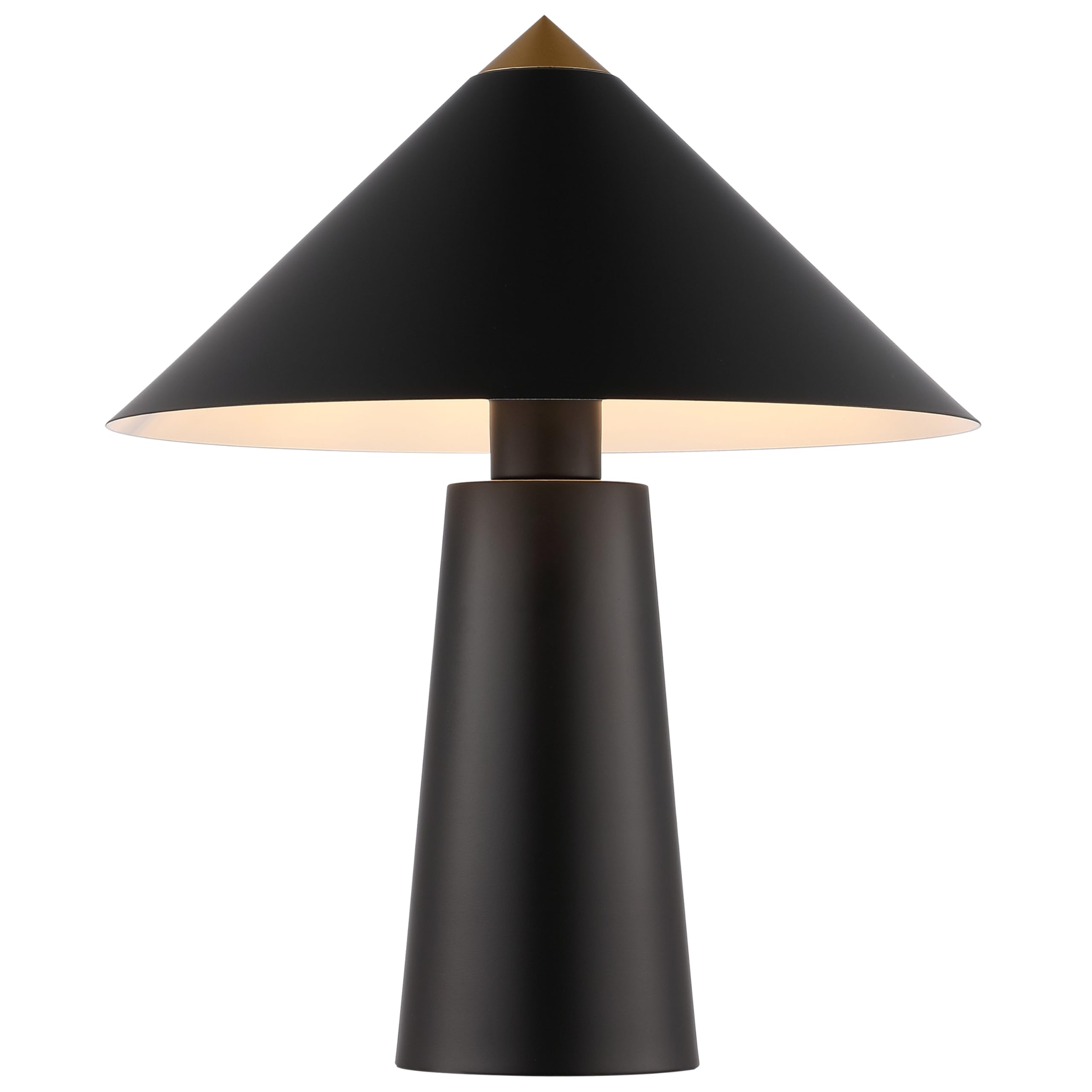 SAFAVIEH Lighting Collection Syuna Black/Gold 17-inch Table Lamp (LED Bulb Included)