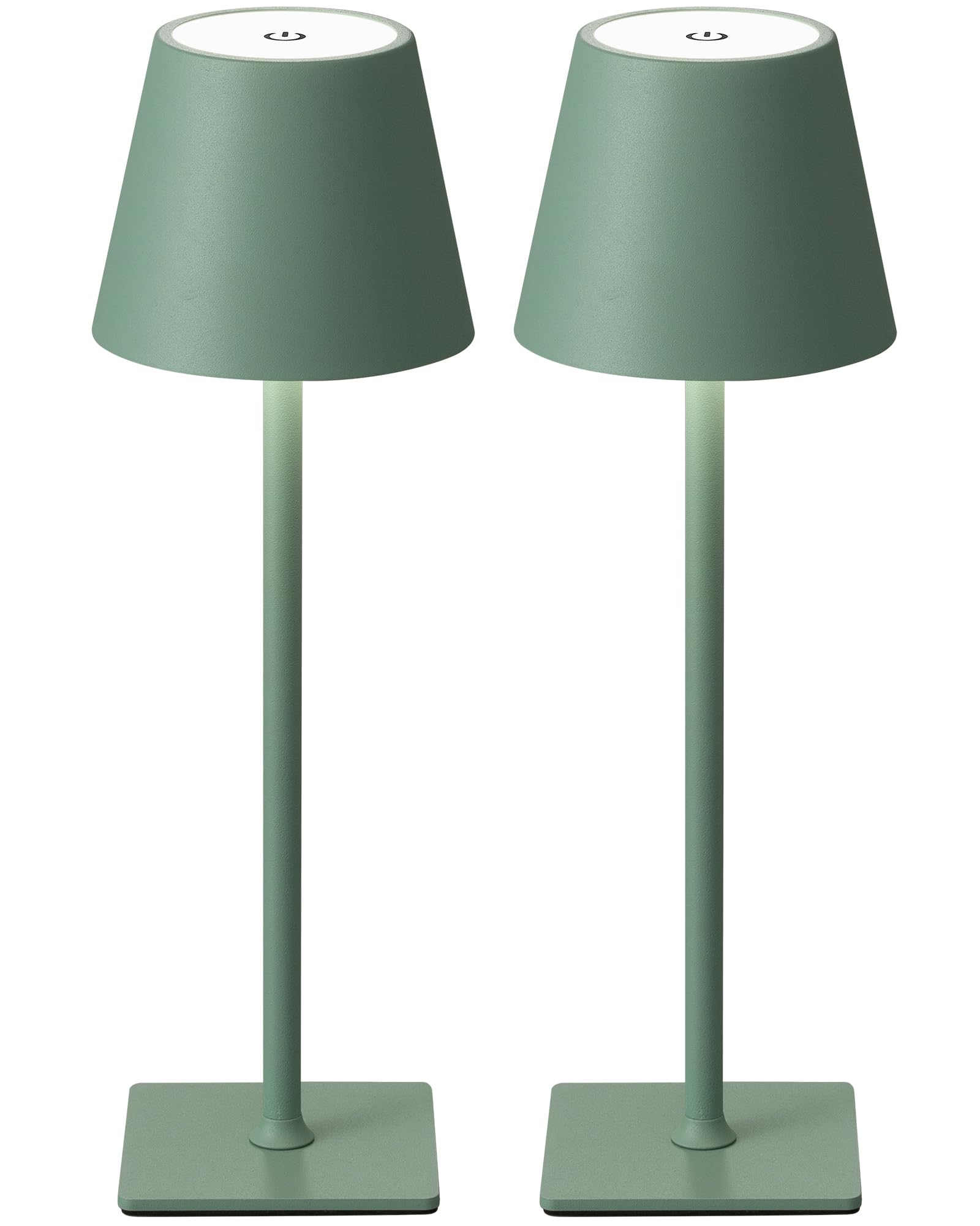 Kdg Cordless Table Lamp - 5000Mah Battery, 3 Color Dimming, Green, For Indoor/Outdoor Use