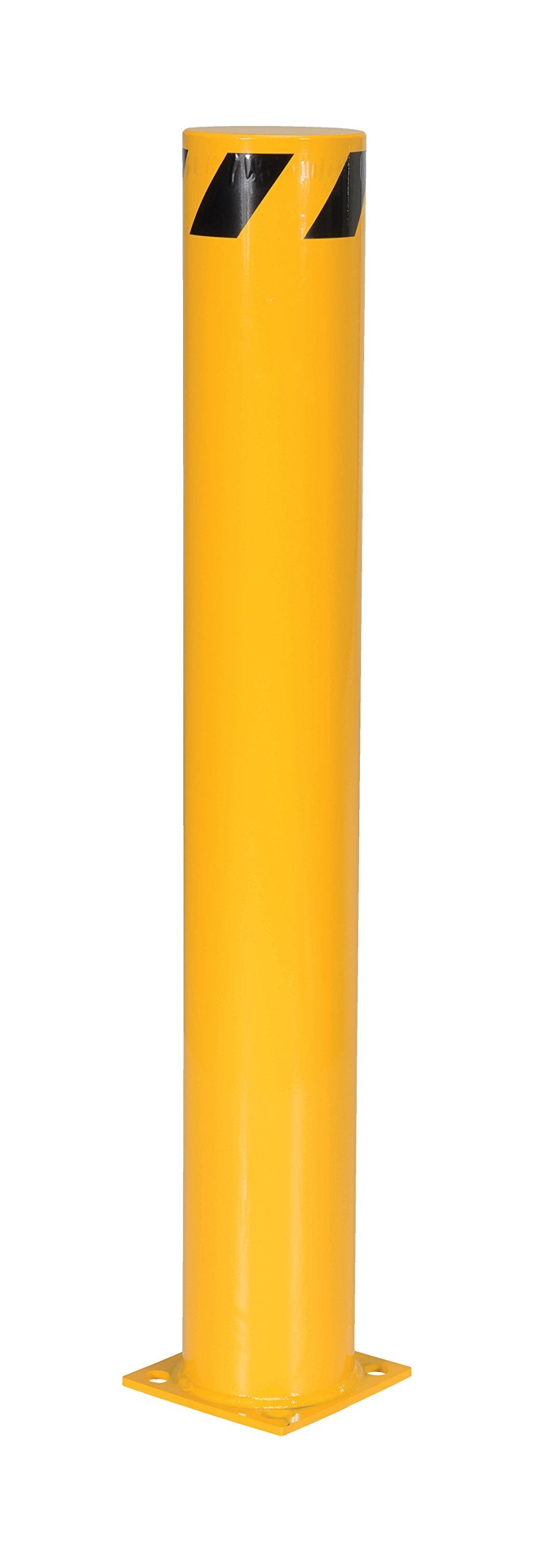 Vestil BOL-48-6.5 Steel Pipe Safety Bollard 48 in. x 6-1/2 in. Yellow