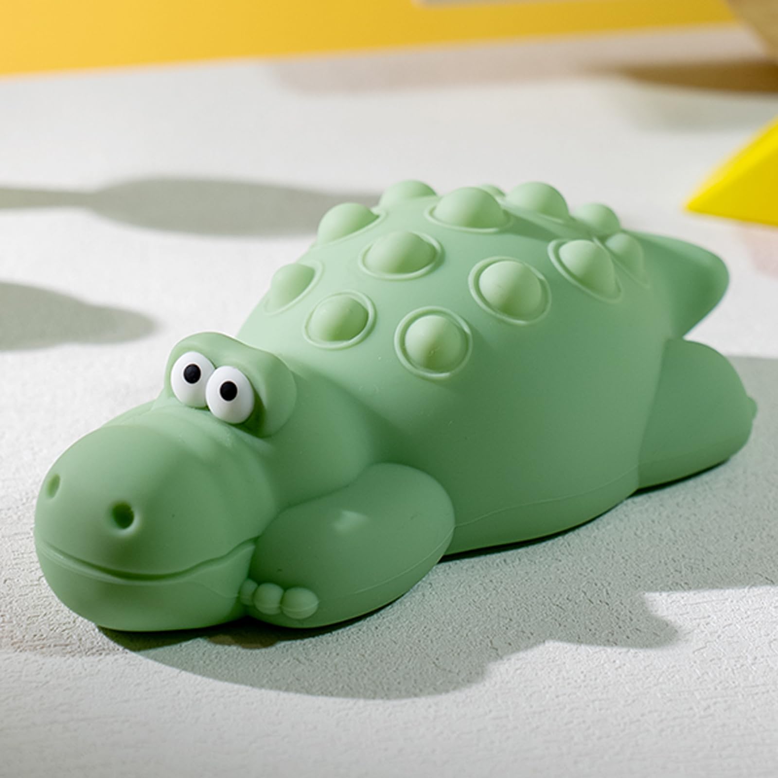 LEDHOLYT Night Light for Kids, Cute Silicone Nursery Crocodile Lamp with White Noise, NightLight for Baby and Toddler,Squishy Ka