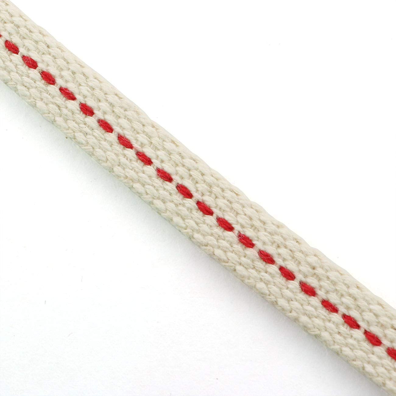 E-Outstanding 2 Roll 3/8'' Cotton Lantern Wick Flat Cotton Oil Lamp Wick With Red Stitch For Kerosene Burner Stove Lighting Lant