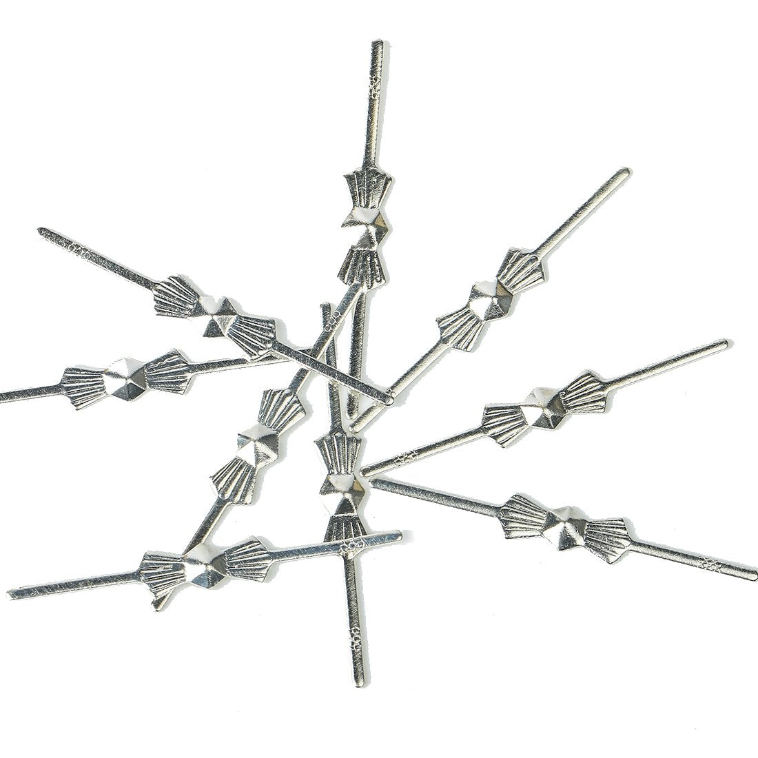 H&D Hyaline & Dora H&D 300Pcs Chrome Bow Tie Clips Metal Butterfly Clips For Fastening Crystals, Chandelier Crystals, Lamp,Ceili